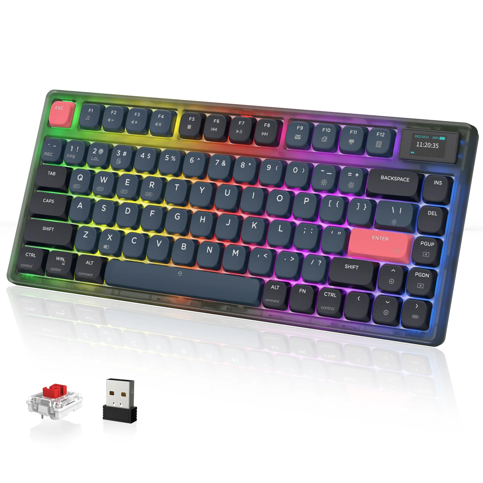 ATTACK SHARK x AJAZZ AK832 Mechanical Keyboard - Image 21