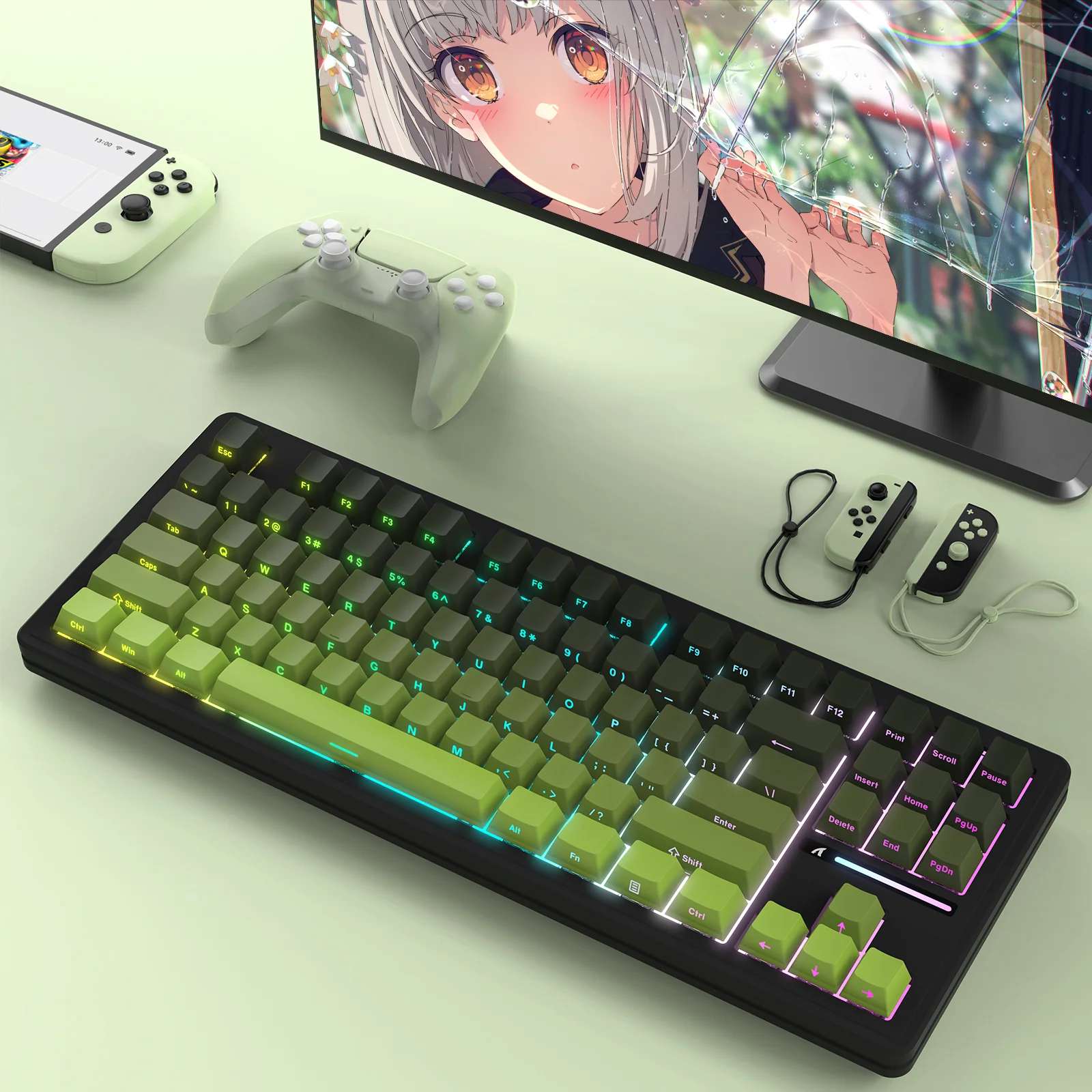 ATTACK SHARK M87PRO Wireless Mechanical Keyboard with Side Printed PBT Keycaps - Image 27