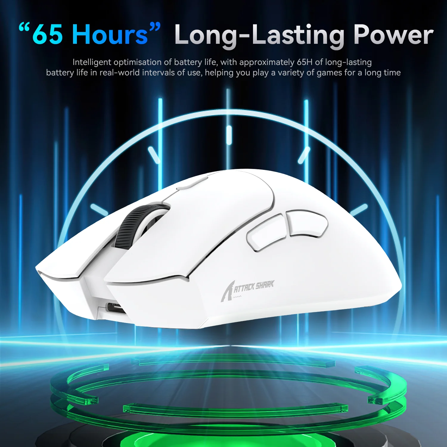 ATTACK SHARK R1 Wireless Gaming Mouse - Image 5