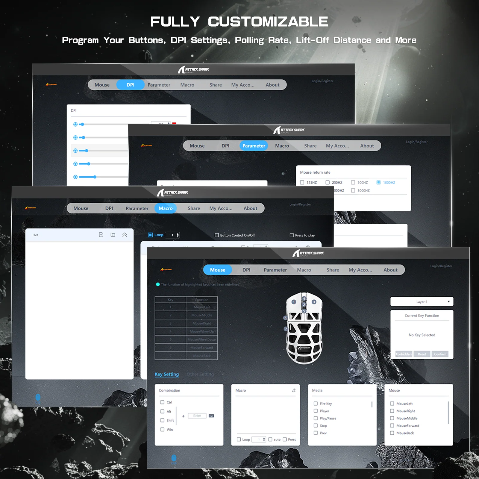 ATTACK SHARK R3 Magnesium Alloy Gaming Mouse 8K - Image 37