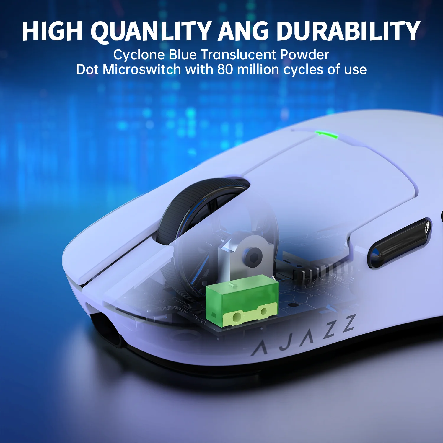 ATTACK SHARK x AJ159P Tri-mode Gaming Mouse with with Magnetic Charging Dock - Image 7