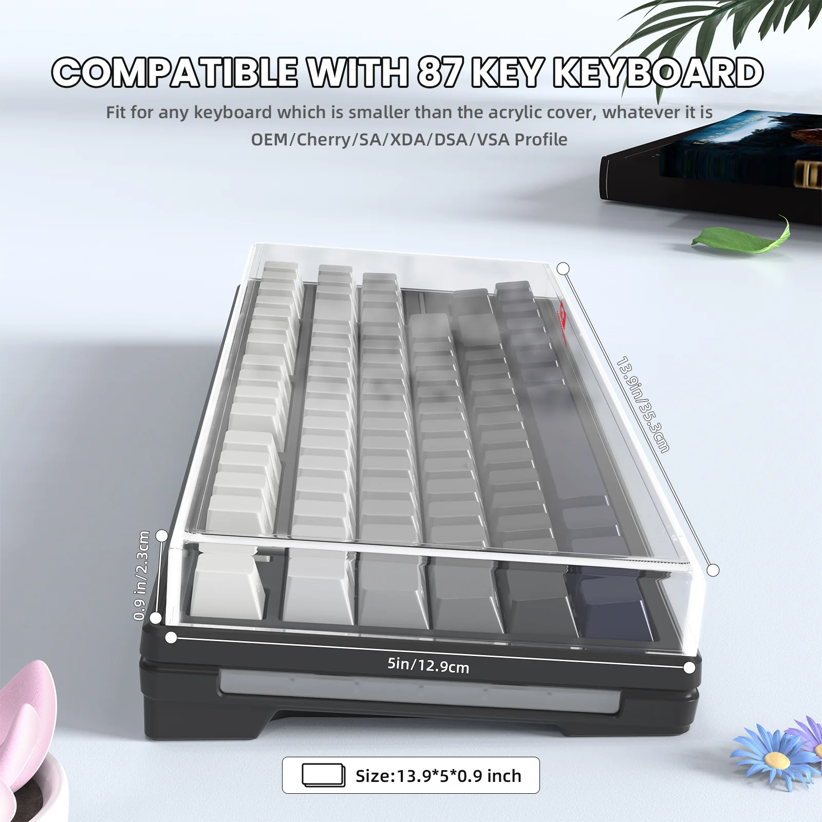 ATTACK SHARK x MAMBASNAKE 87-Key Keyboard Cover Fade Color - Image 19