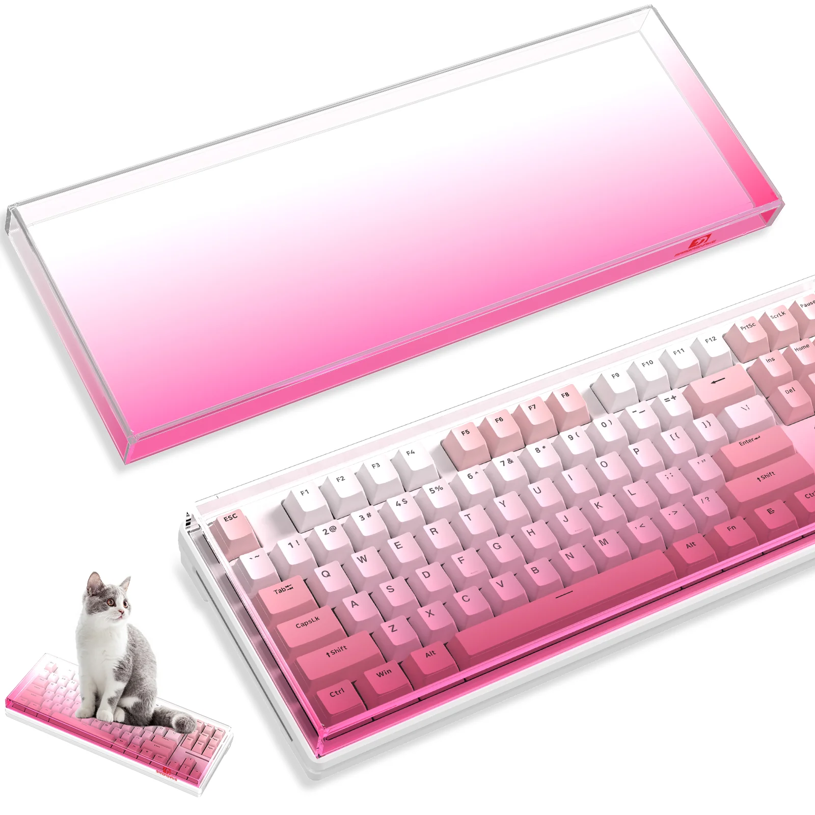 ATTACK SHARK x MAMBASNAKE 87-Key Keyboard Cover Fade Color - Image 8