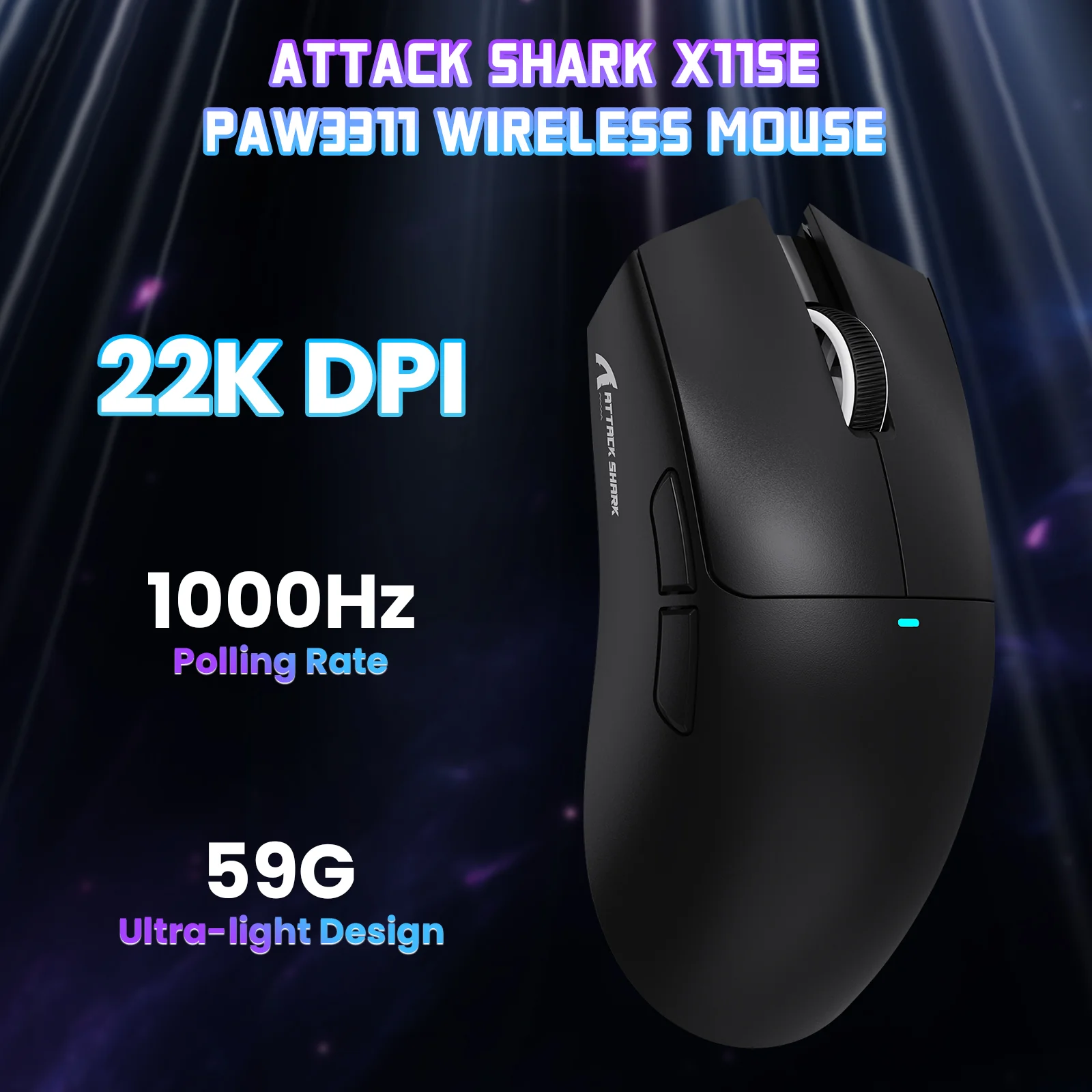 ATTACK SHARK X11SE Wireless Gaming Mouse - Image 10