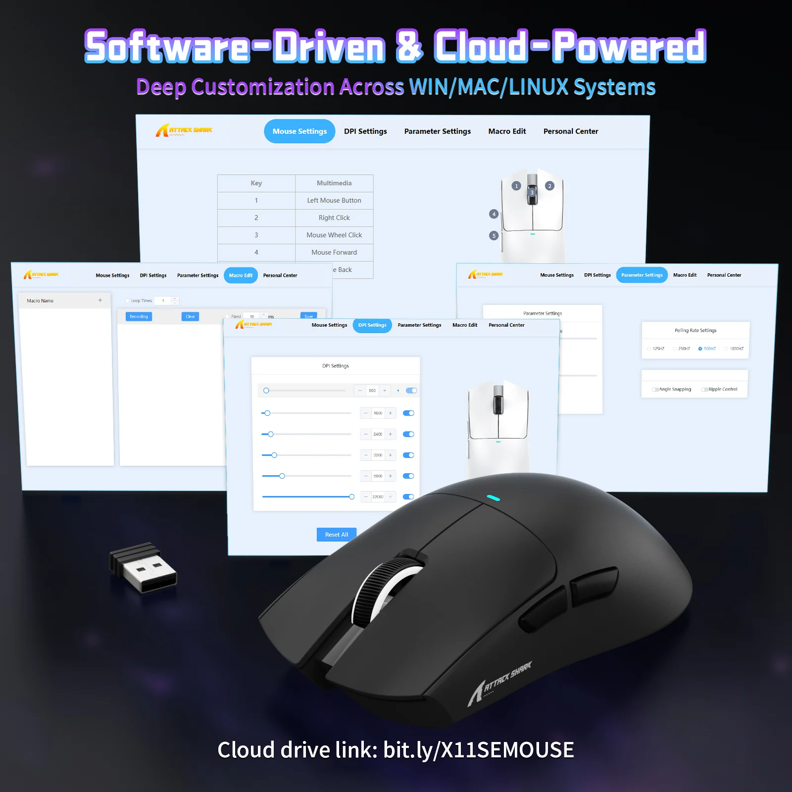 ATTACK SHARK X11SE Wireless Gaming Mouse - Image 13