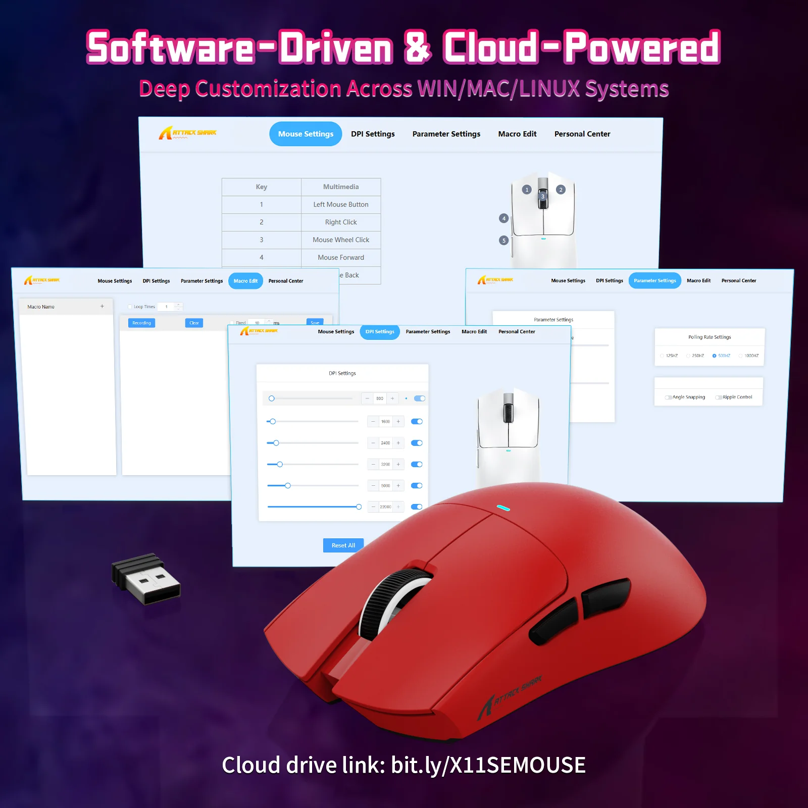 ATTACK SHARK X11SE Wireless Gaming Mouse - Image 21