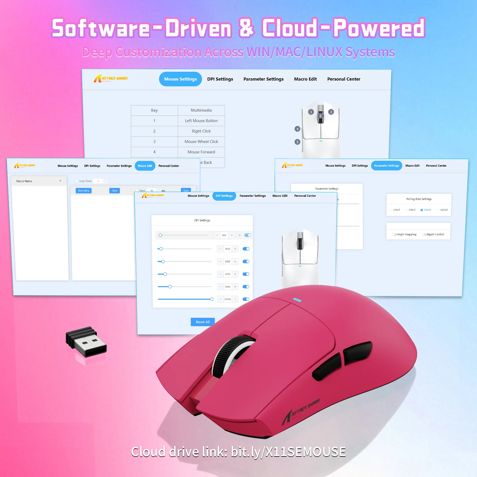 ATTACK SHARK X11SE Wireless Gaming Mouse - Image 27
