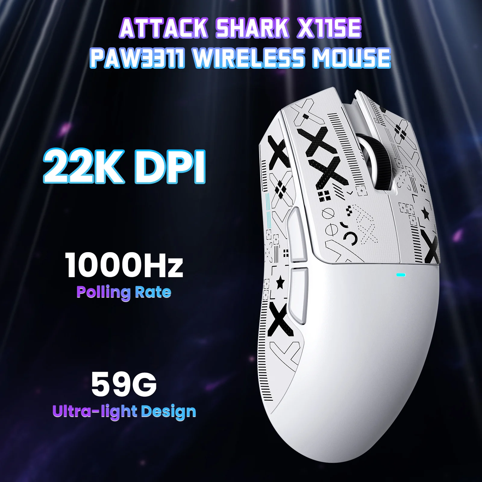 ATTACK SHARK X11SE Wireless Gaming Mouse - Image 34