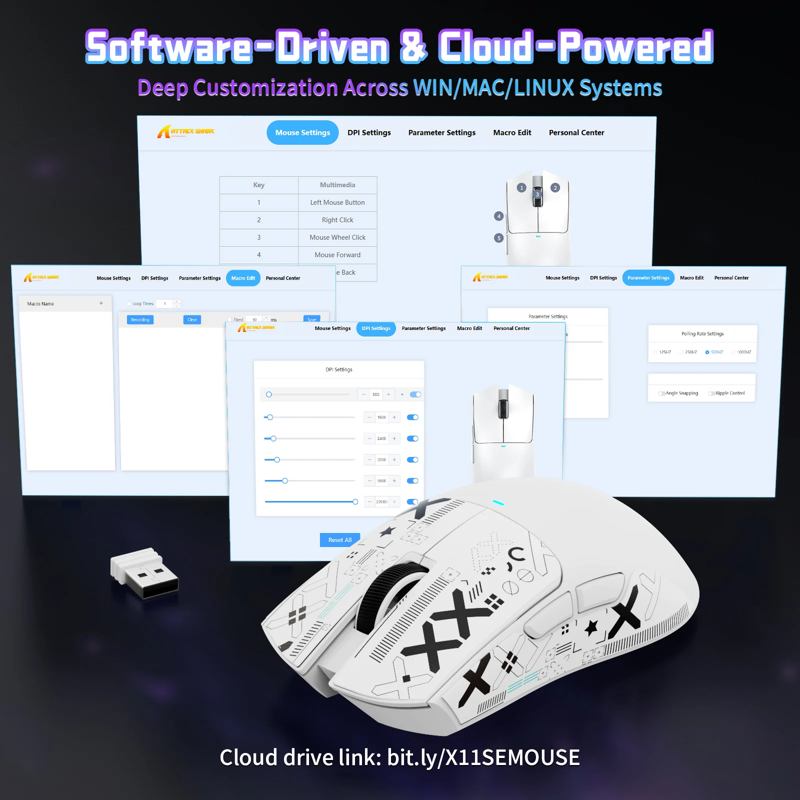 ATTACK SHARK X11SE Wireless Gaming Mouse - Image 36