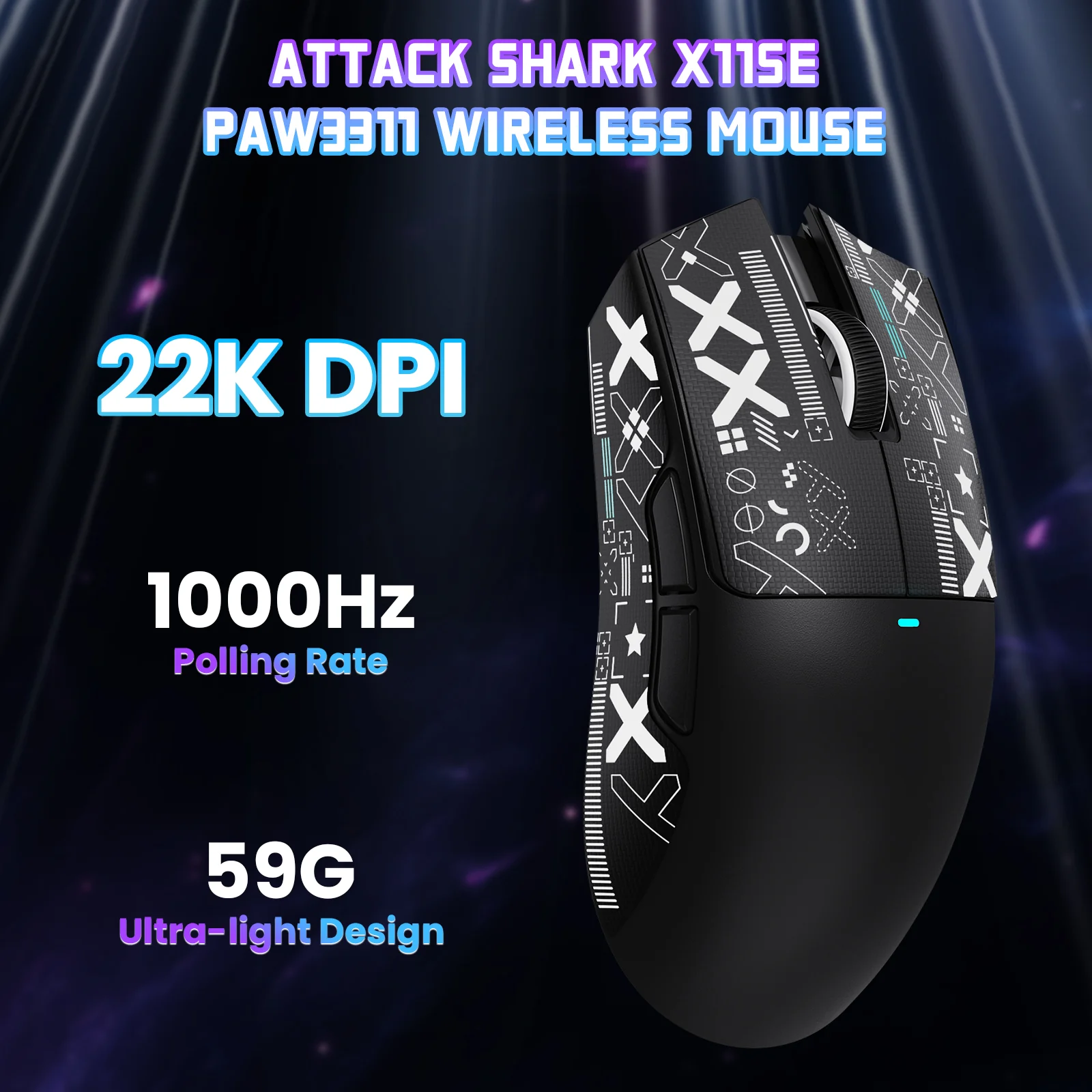 ATTACK SHARK X11SE Wireless Gaming Mouse - Image 41