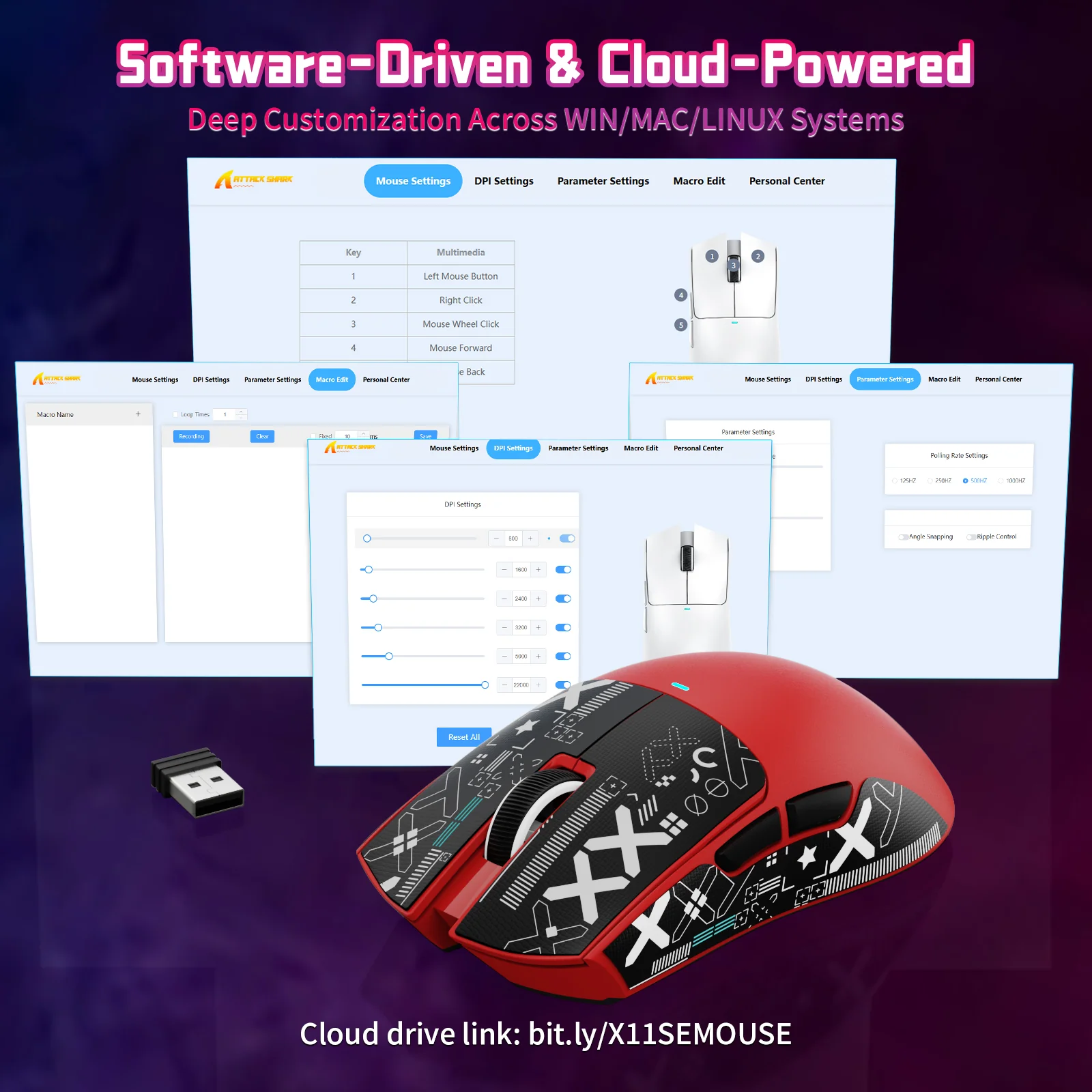 ATTACK SHARK X11SE Wireless Gaming Mouse - Image 51