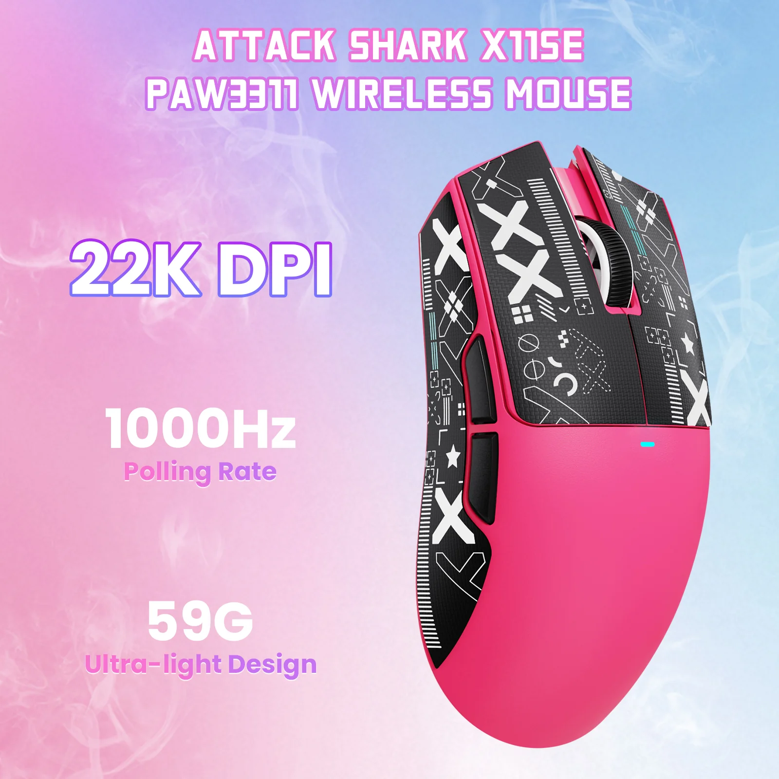 ATTACK SHARK X11SE Wireless Gaming Mouse - Image 56