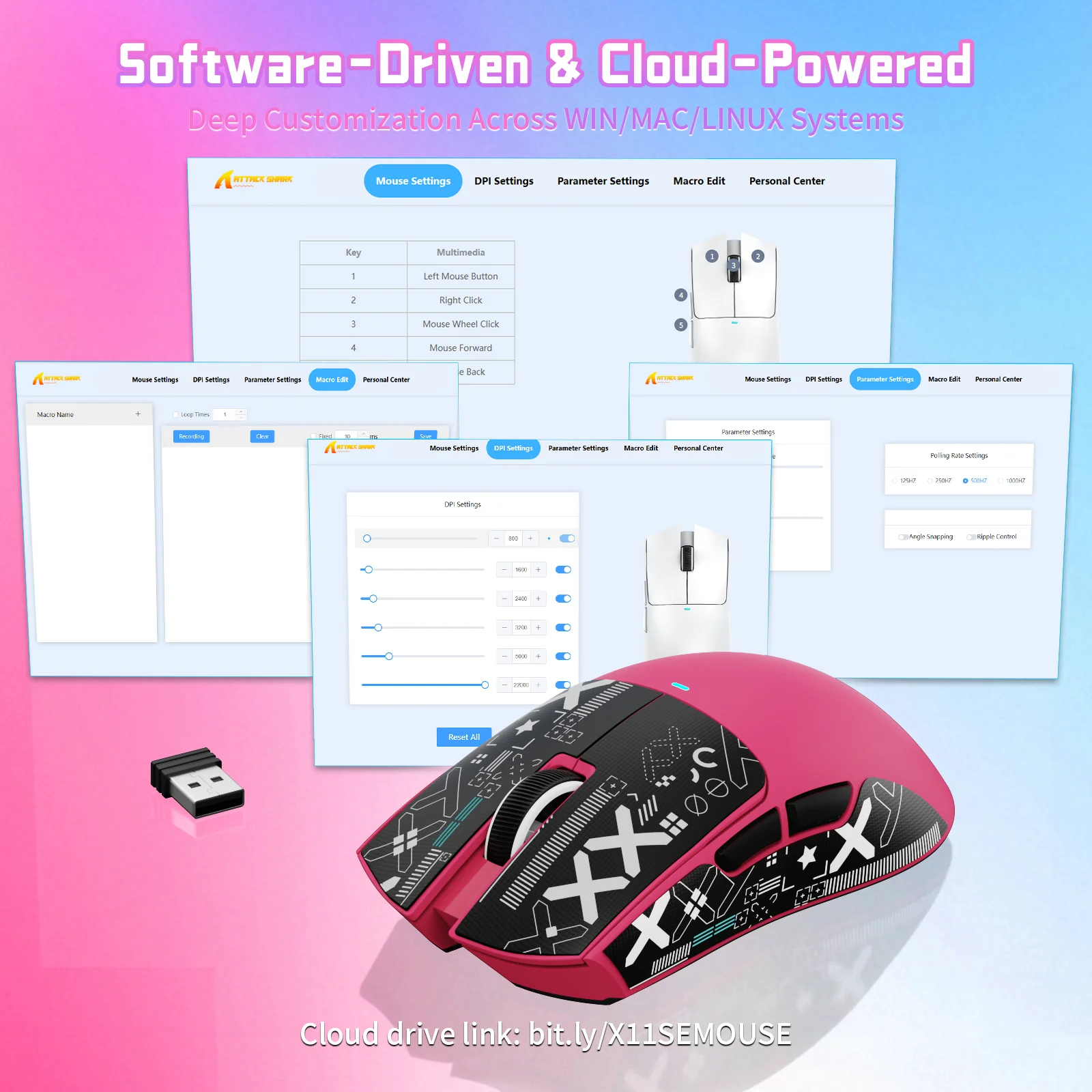ATTACK SHARK X11SE Wireless Gaming Mouse - Image 59