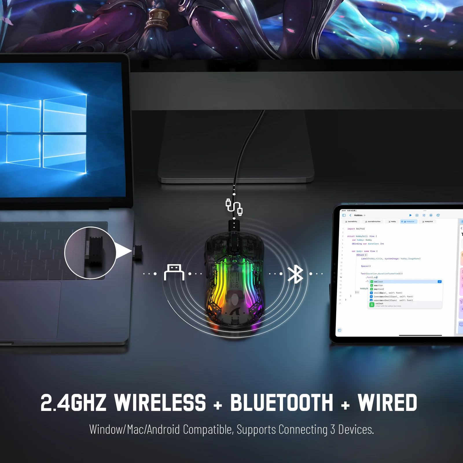ATTACK SHARK X2 Wireless Gaming Mouse - Image 13