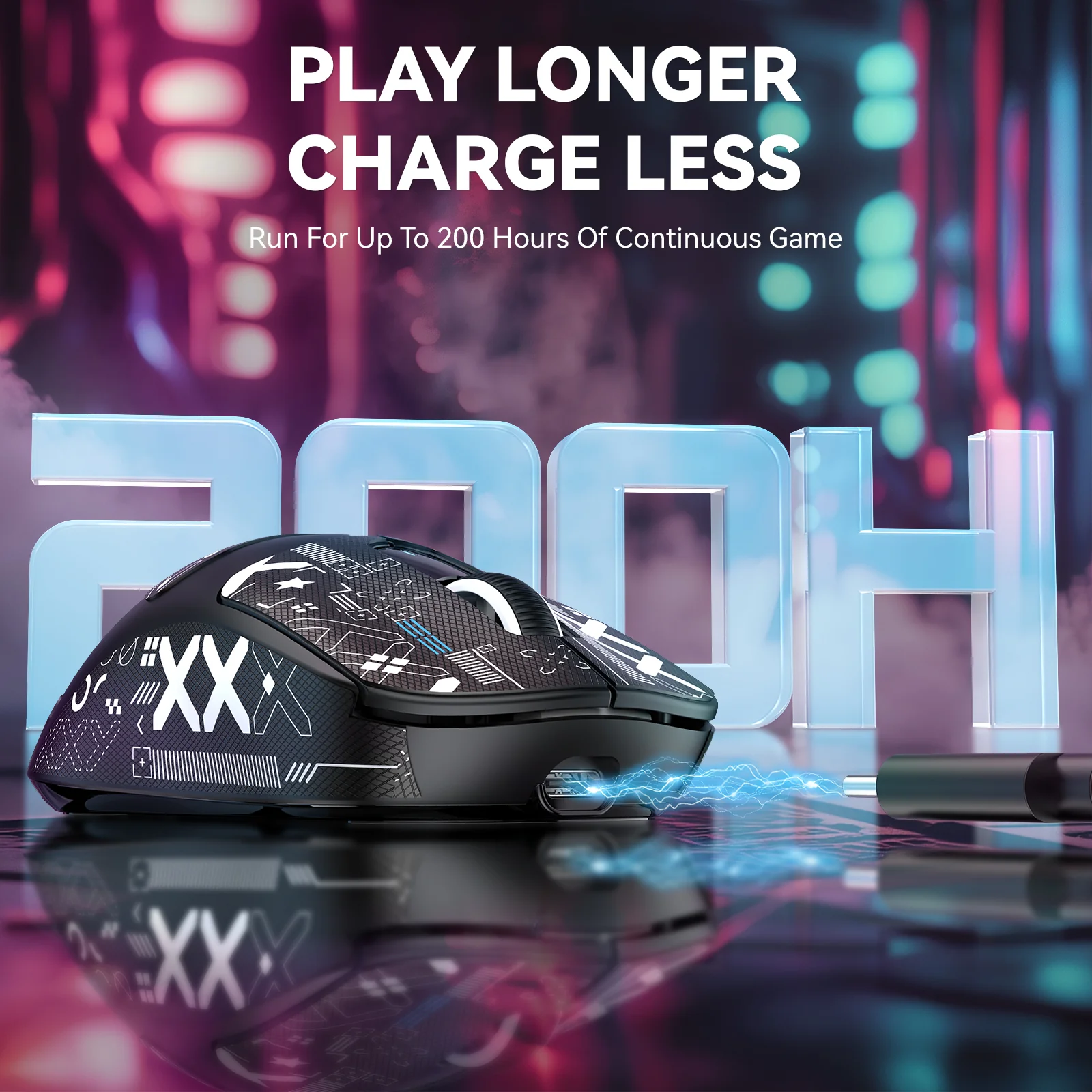 ATTACK SHARK X3MAX PAW3950 Wireless Gaming Mouse - Image 34