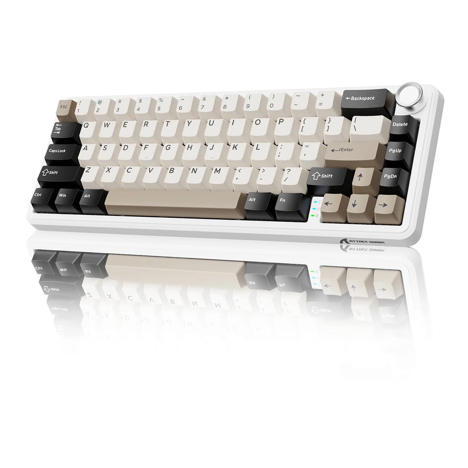 ATTACK SHARK X66 Wireless Mechanical Keyboard with Side Printed PBT Keycaps - Image 19