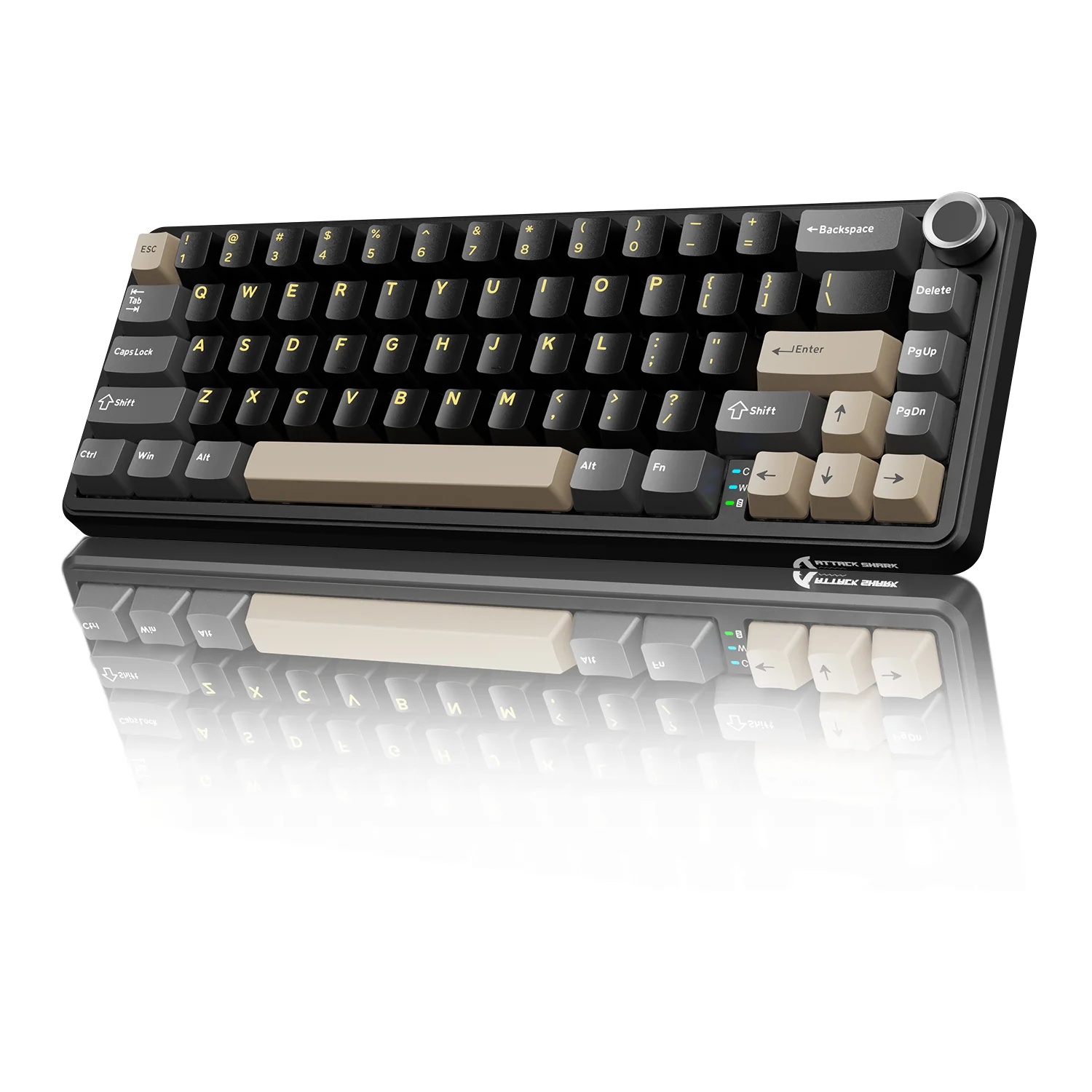 ATTACK SHARK X66 Wireless Mechanical Keyboard with Side Printed PBT Keycaps - Image 28