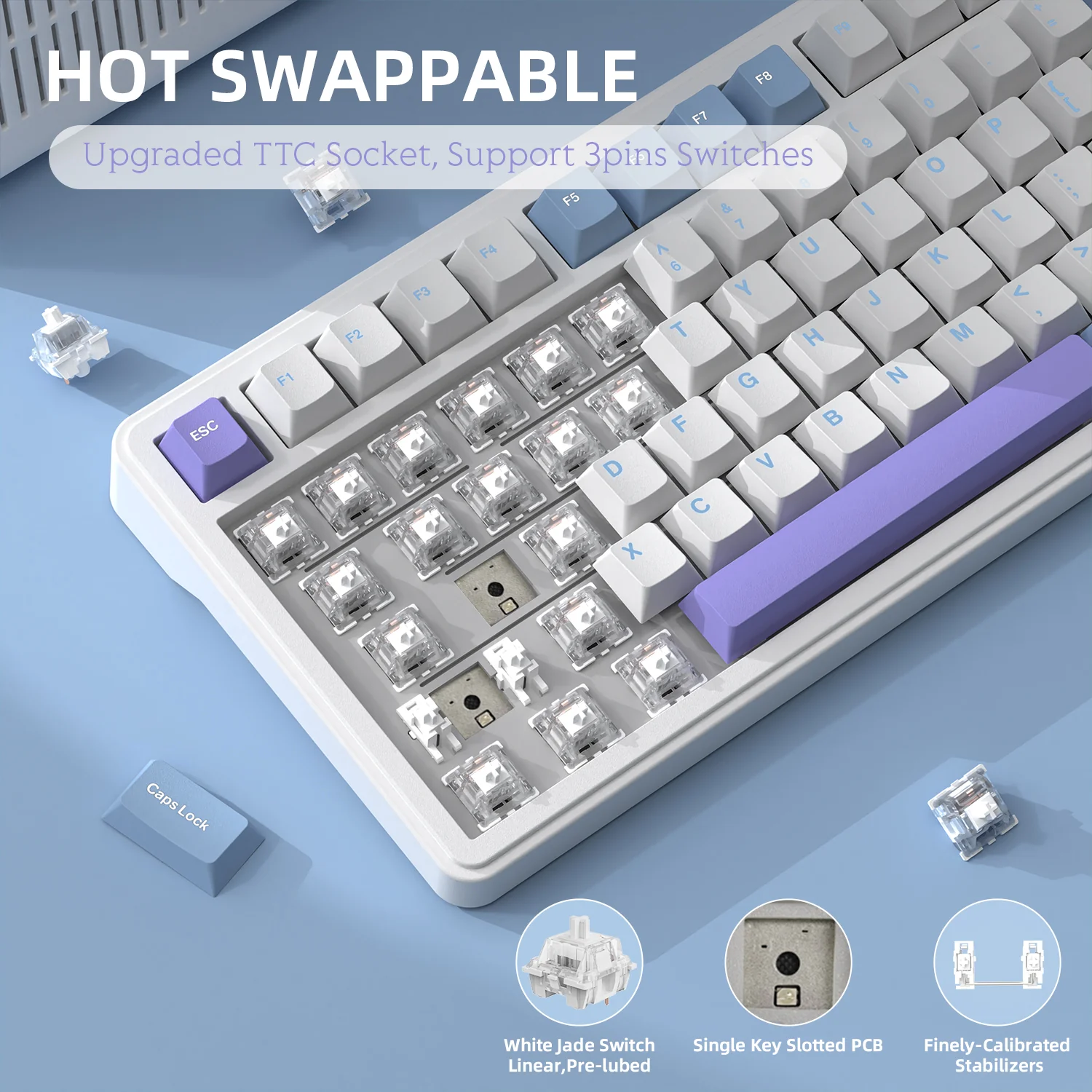 ATTACK SHARK X85 Wireless Mechanical Keyboard - Image 16