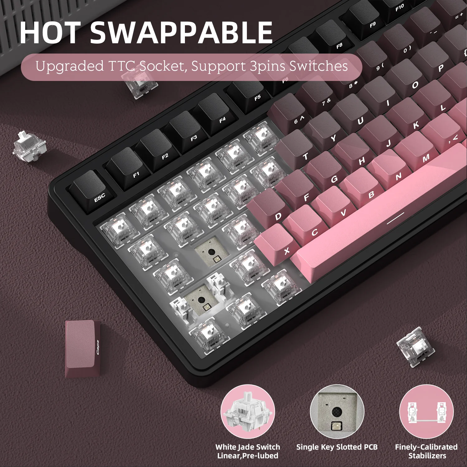 ATTACK SHARK X85 Wireless Mechanical Keyboard - Image 26