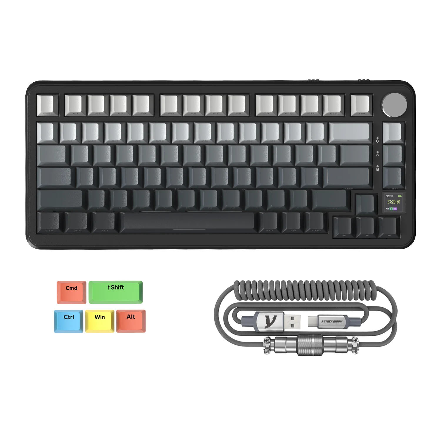 ATTACK SHARK X85PRO Tri-mode Gasket Mechanical Keyboard - Image 33