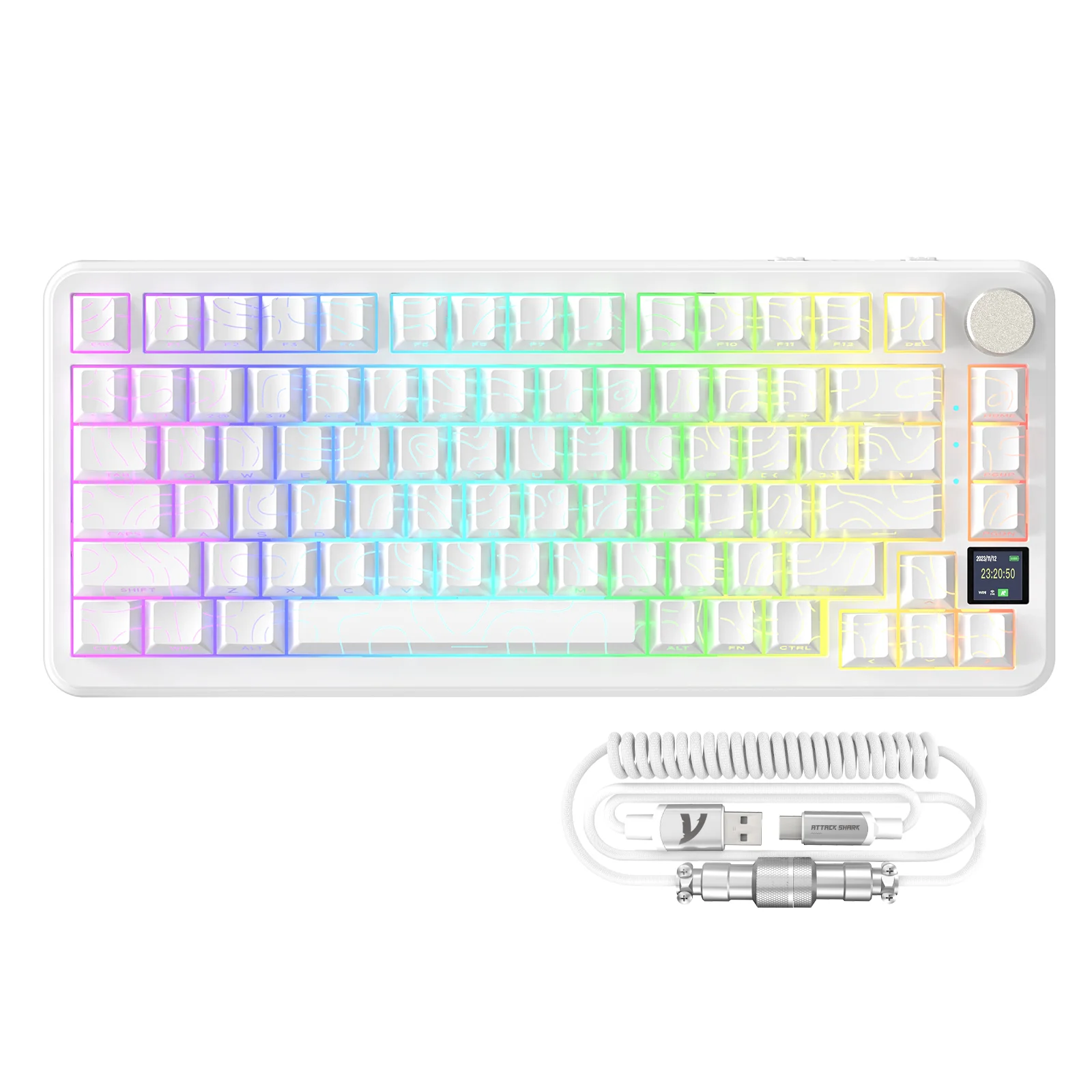 ATTACK SHARK X85PRO Tri-mode Gasket Mechanical Keyboard - Image 42