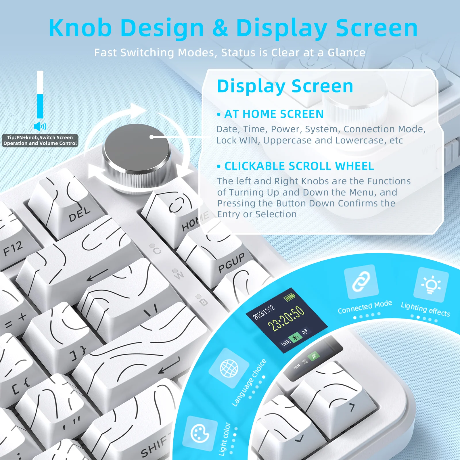 ATTACK SHARK X85PRO Tri-mode Gasket Mechanical Keyboard - Image 45