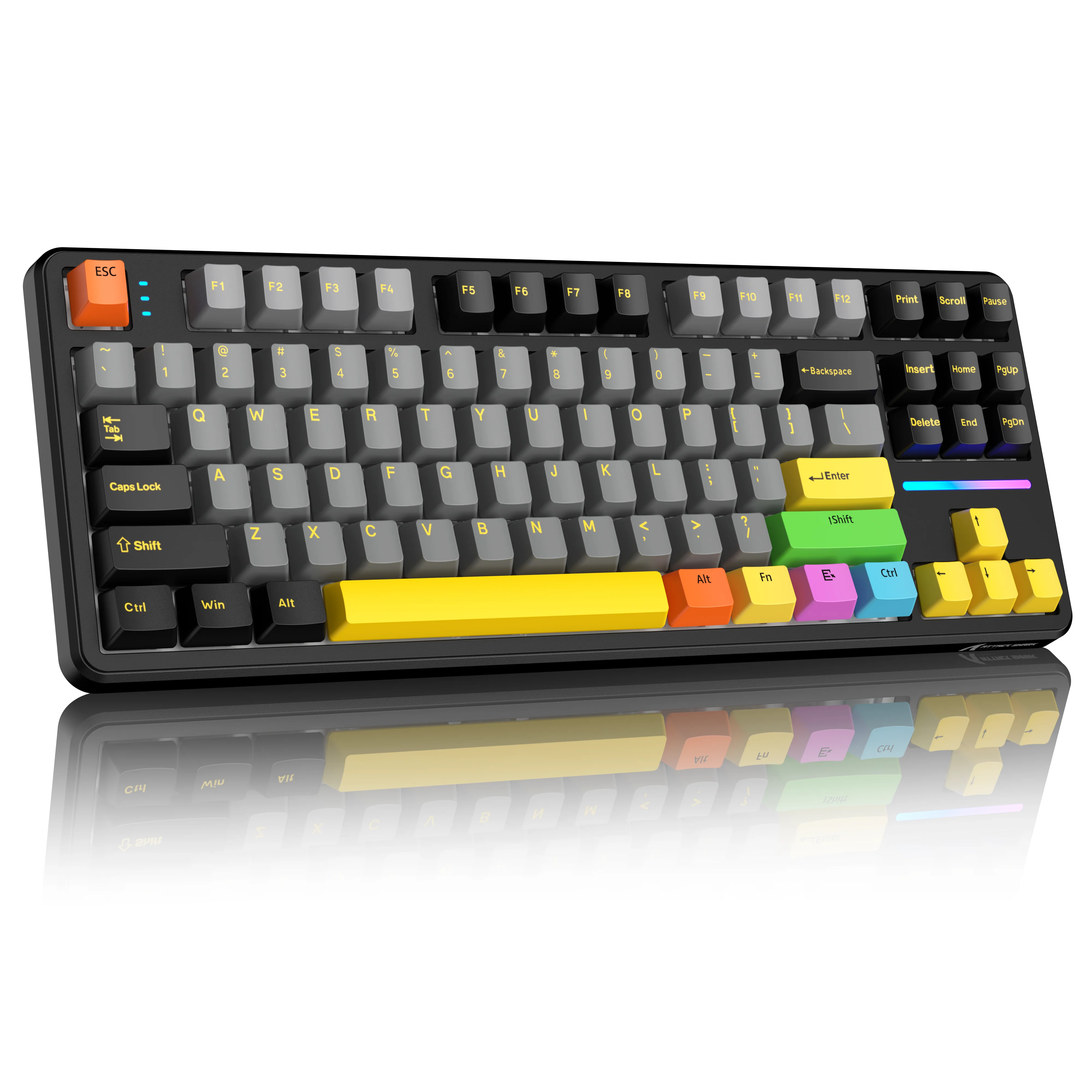 ATTACK SHARK X87 Tri-mode Gasket Mechanical Keyboard - Image 47