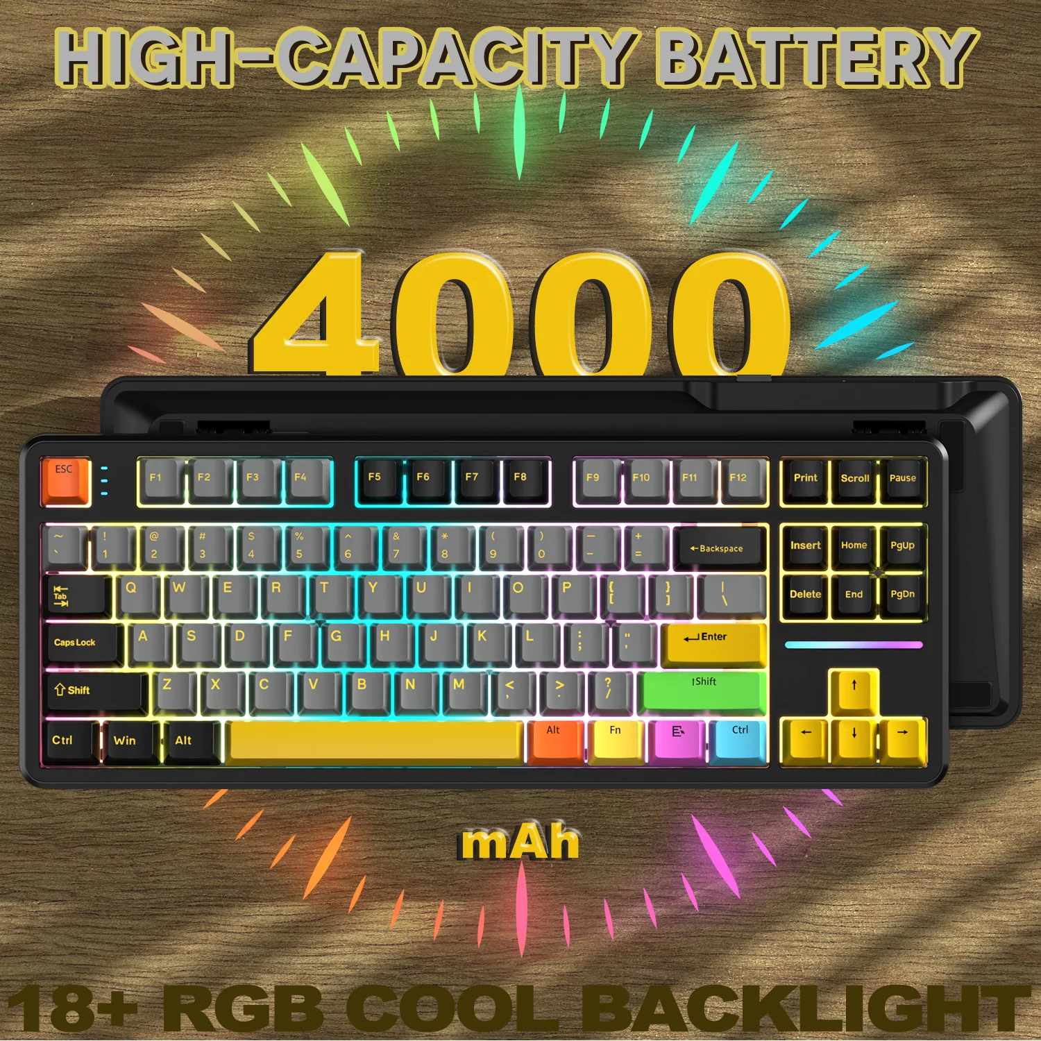 ATTACK SHARK X87 Tri-mode Gasket Mechanical Keyboard - Image 55