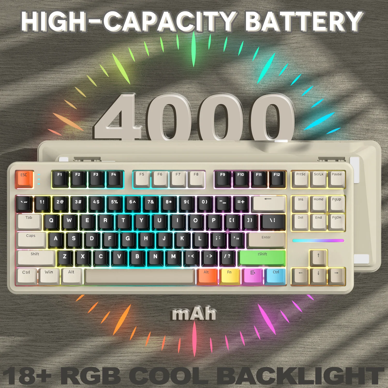 ATTACK SHARK X87 Tri-mode Gasket Mechanical Keyboard - Image 62