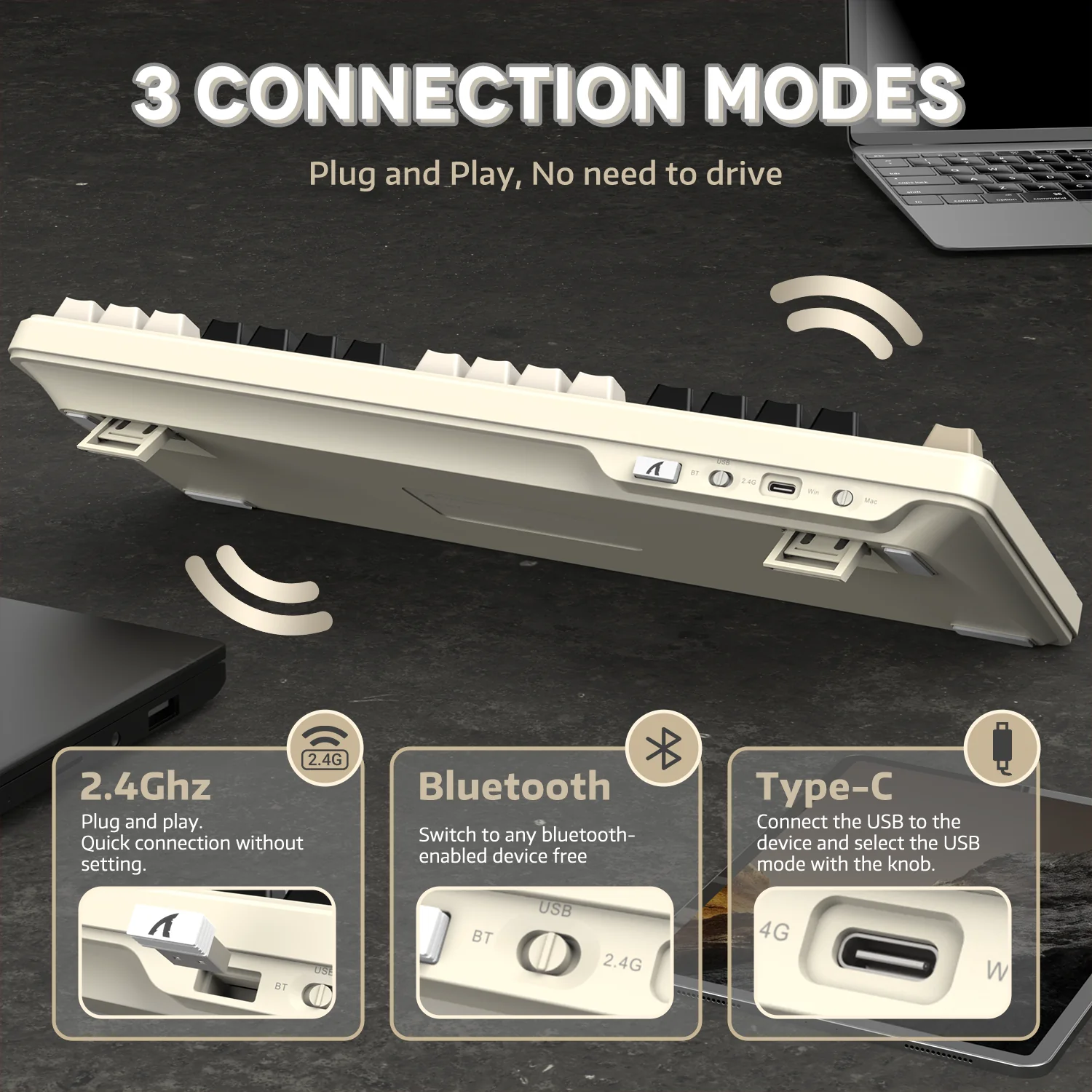ATTACK SHARK X87 Tri-mode Gasket Mechanical Keyboard - Image 65