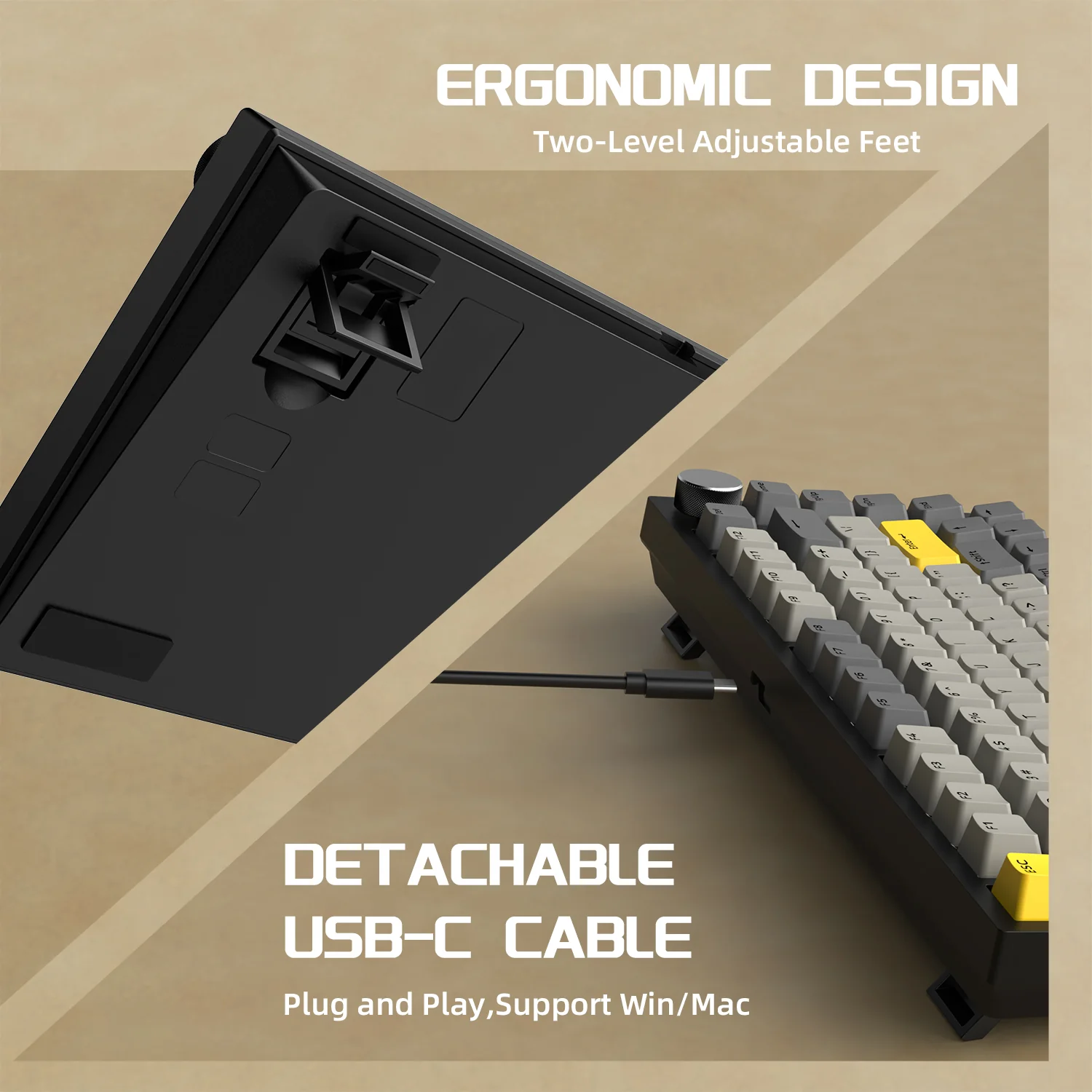 ATTACK SHARK x AJAZZ AK820 Wired Mechanical keyboard - Image 6