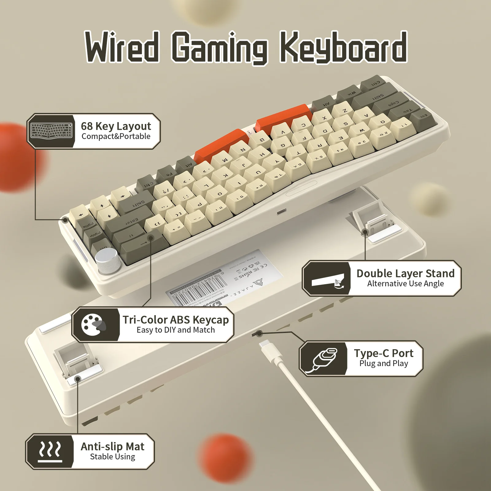 ATTACK SHARK x AJAZZ AKS068 Alice Mechanical Keyboard - Image 12