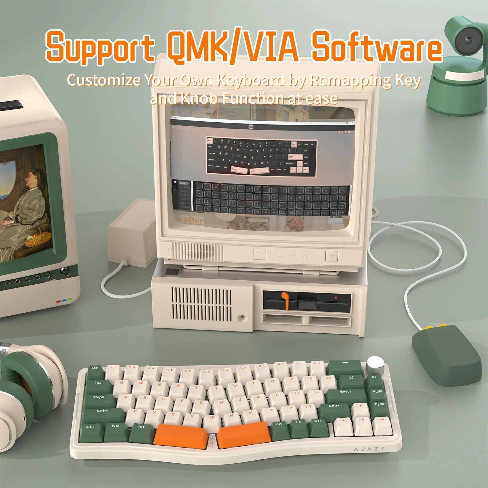 ATTACK SHARK x AJAZZ AKS068 Alice Mechanical Keyboard - Image 35