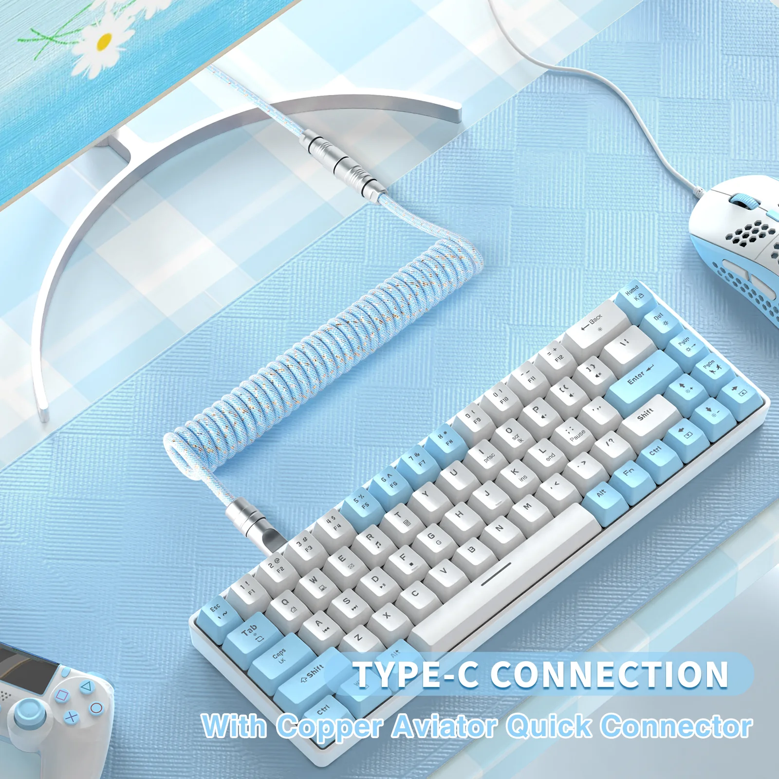 ATTACK SHARK C05 Coiled Cable - Image 15