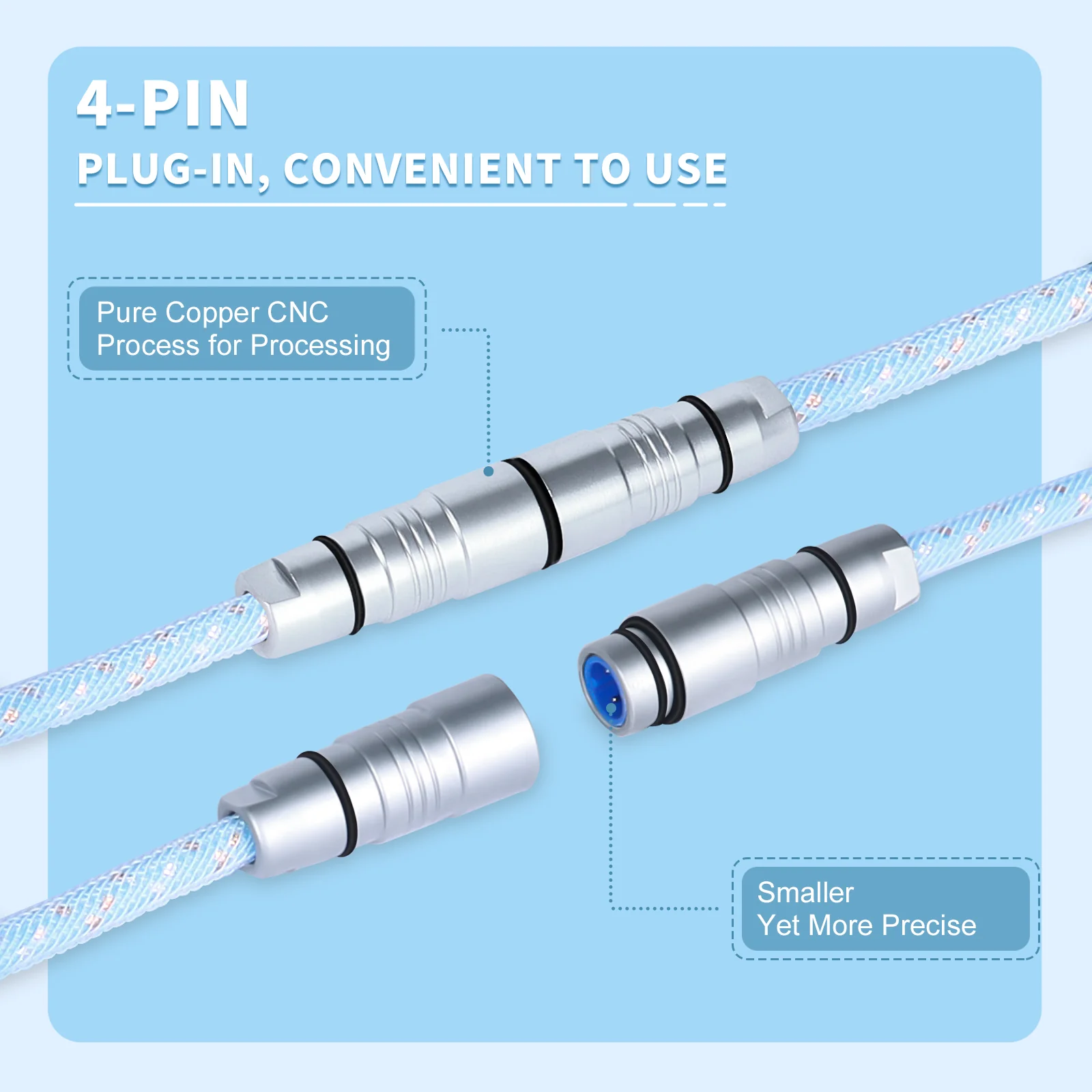 ATTACK SHARK C05 Coiled Cable - Image 16