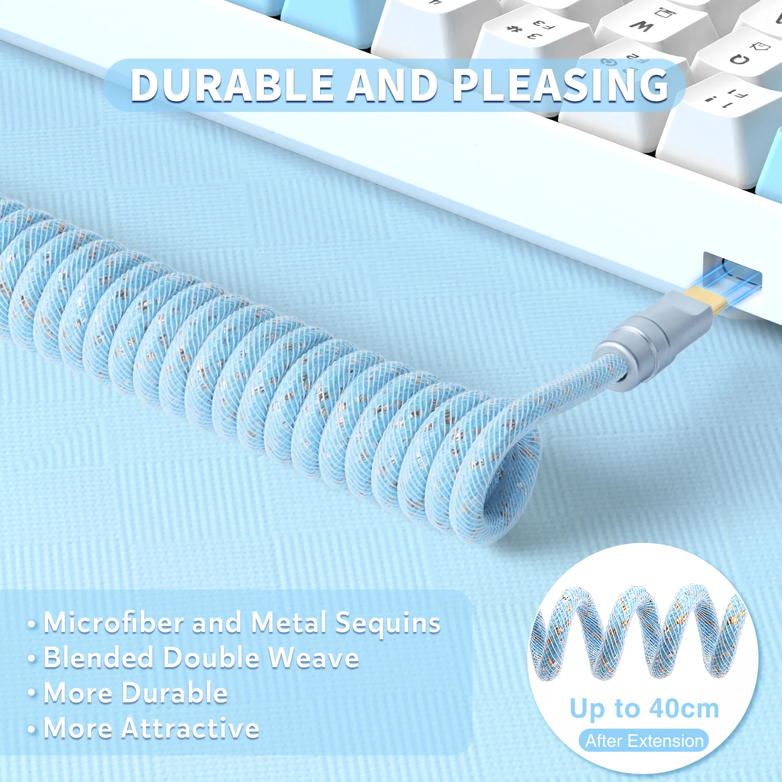 ATTACK SHARK C05 Coiled Cable - Image 17