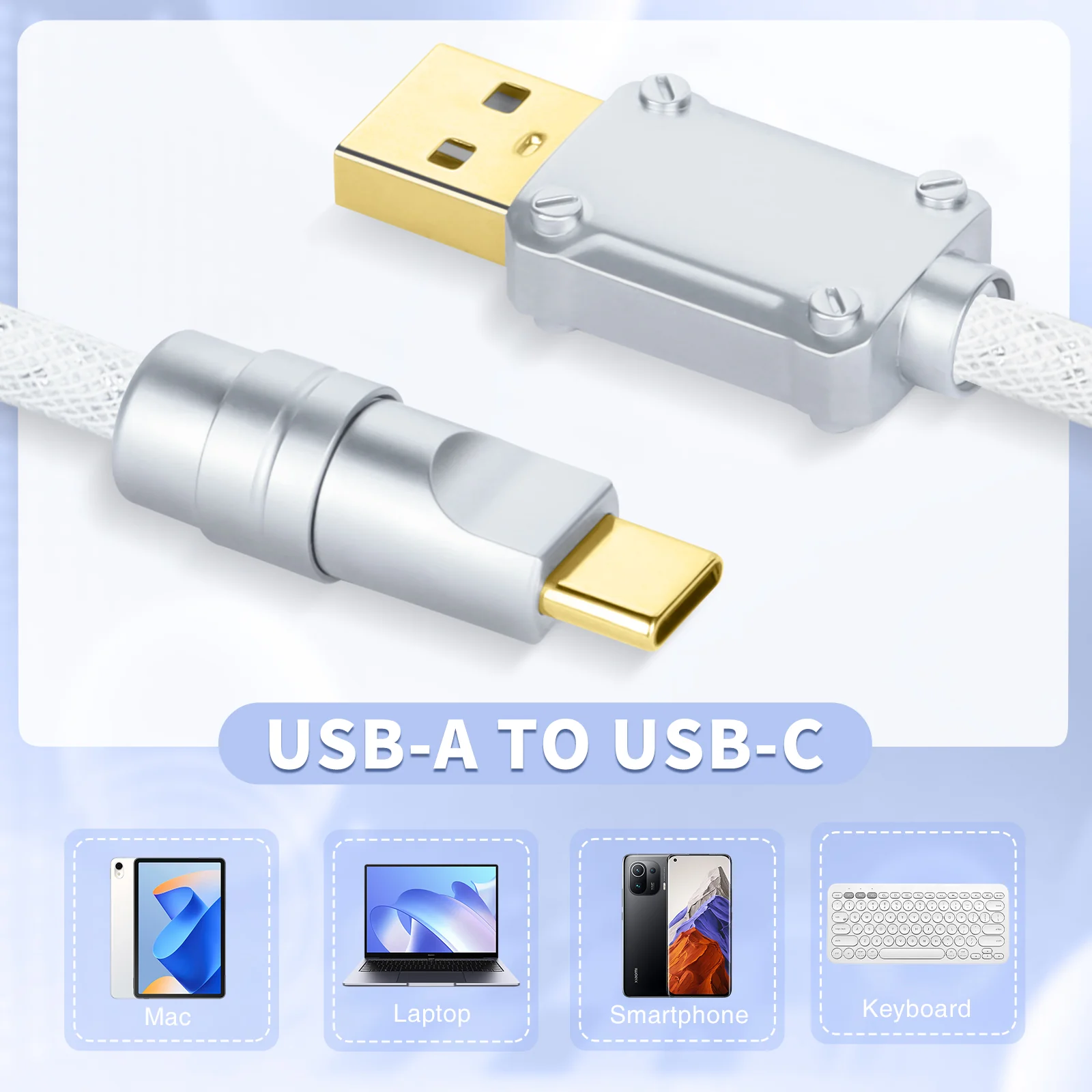 ATTACK SHARK C05 Coiled Cable - Image 3