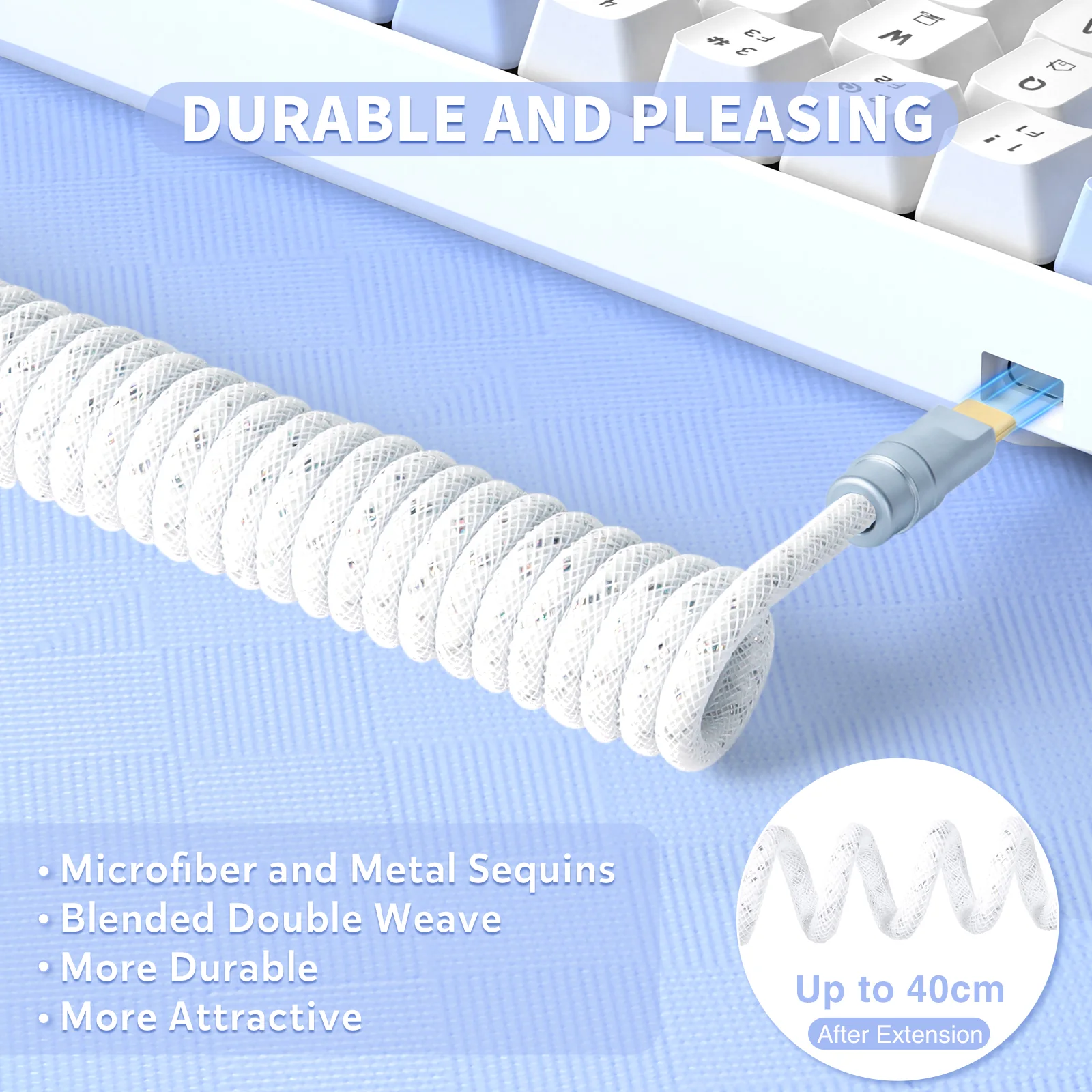 ATTACK SHARK C05 Coiled Cable - Image 5