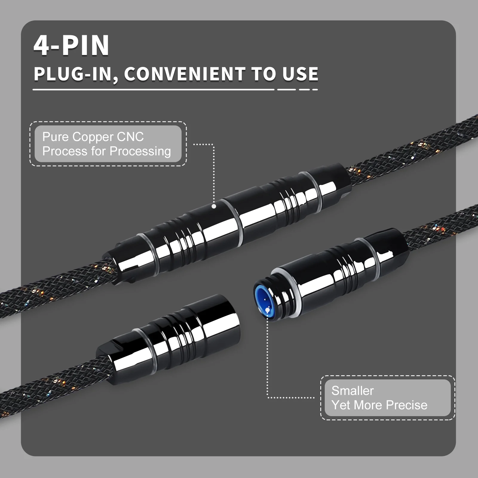 ATTACK SHARK C05 Coiled Cable - Image 8