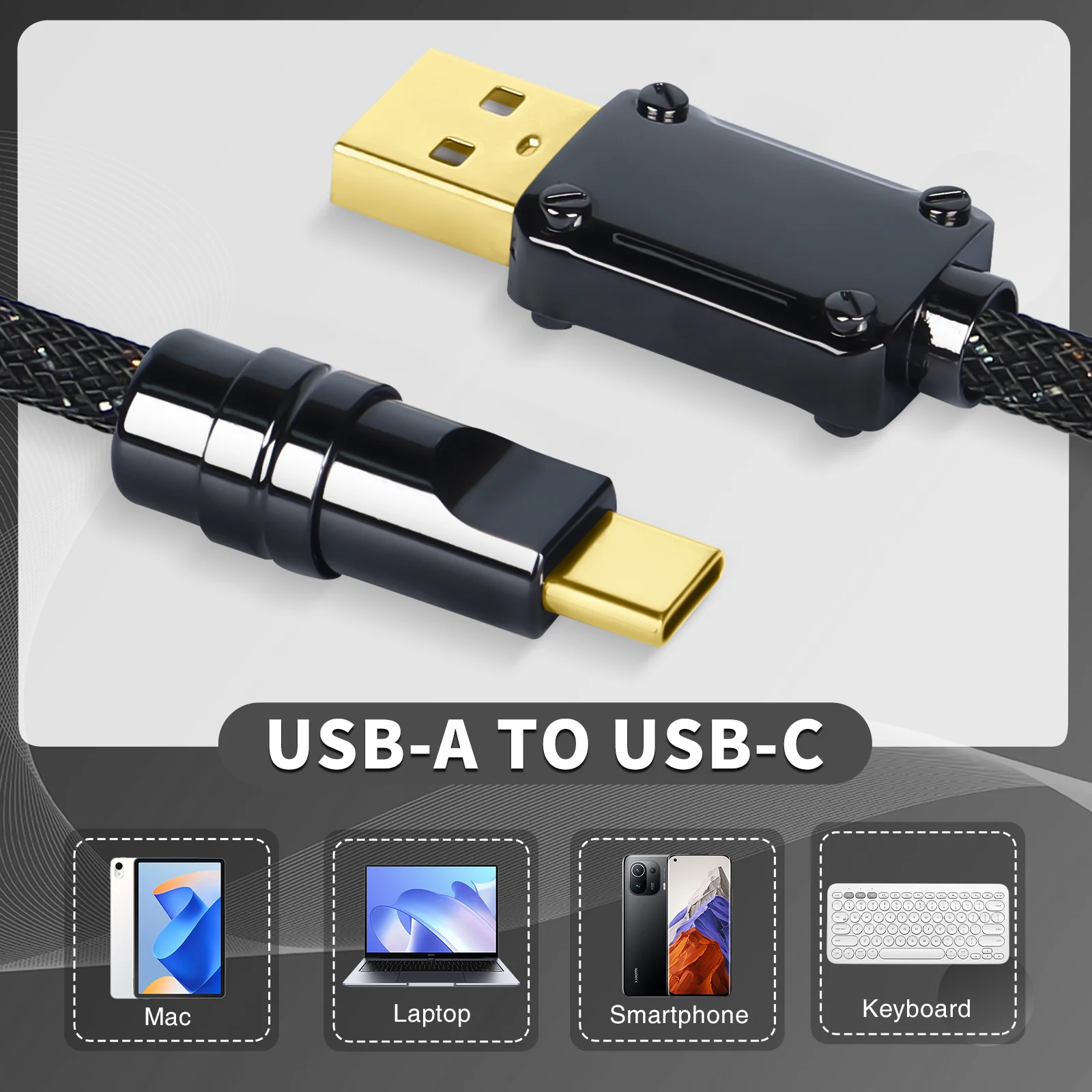 ATTACK SHARK C05 Coiled Cable - Image 9