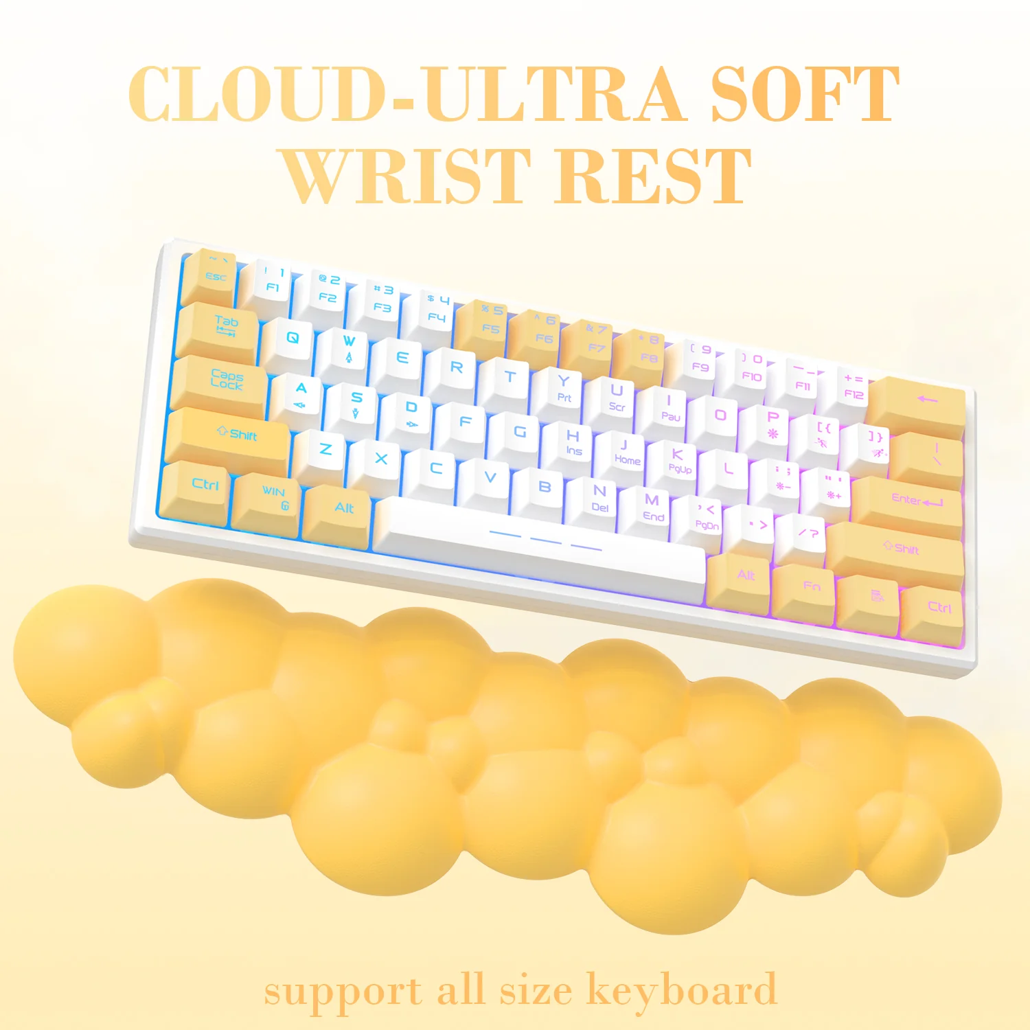 ATTACK SHARK Cloud Keyboard Wrist Rest - Image 110