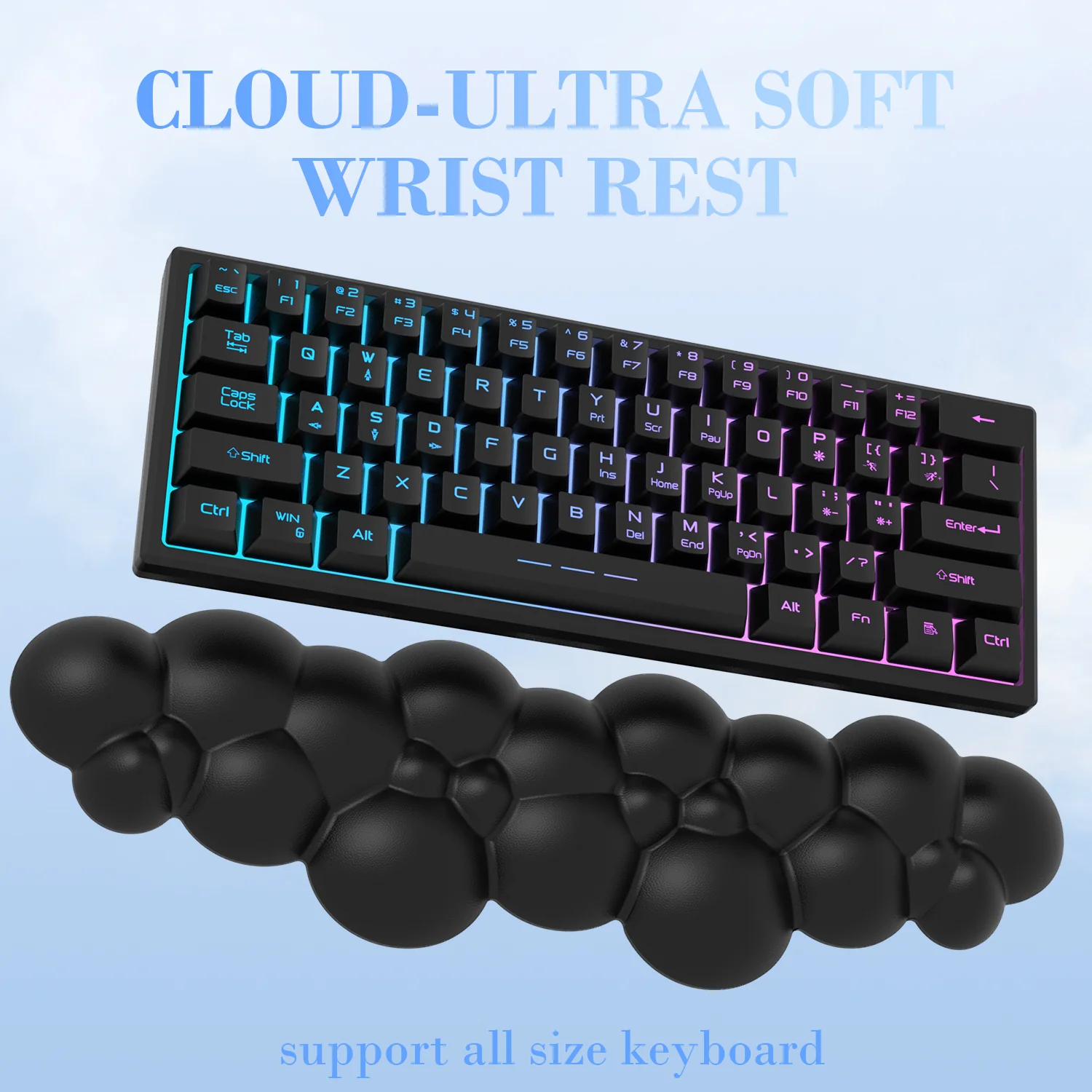 ATTACK SHARK Cloud Keyboard Wrist Rest - Image 13