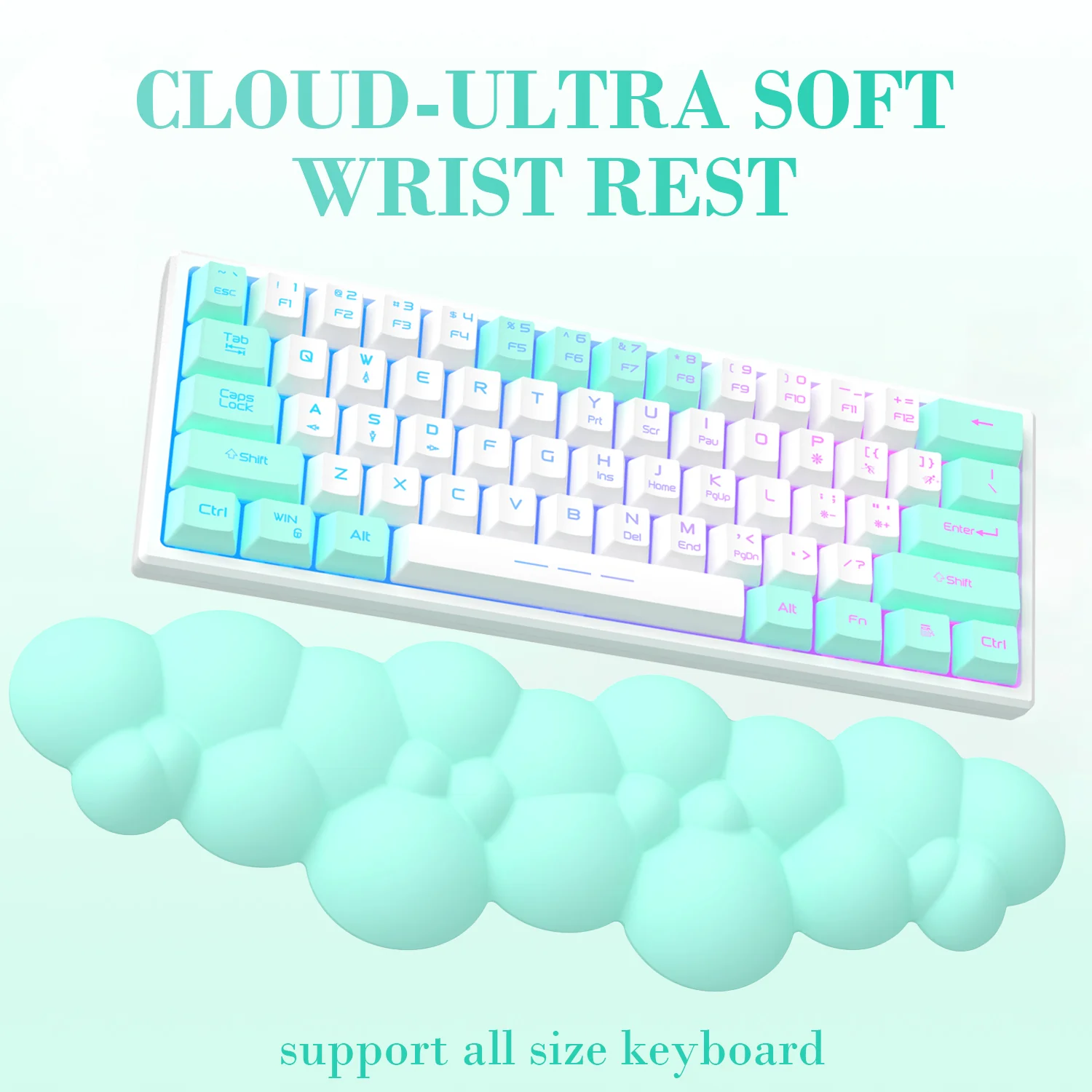 ATTACK SHARK Cloud Keyboard Wrist Rest - Image 72