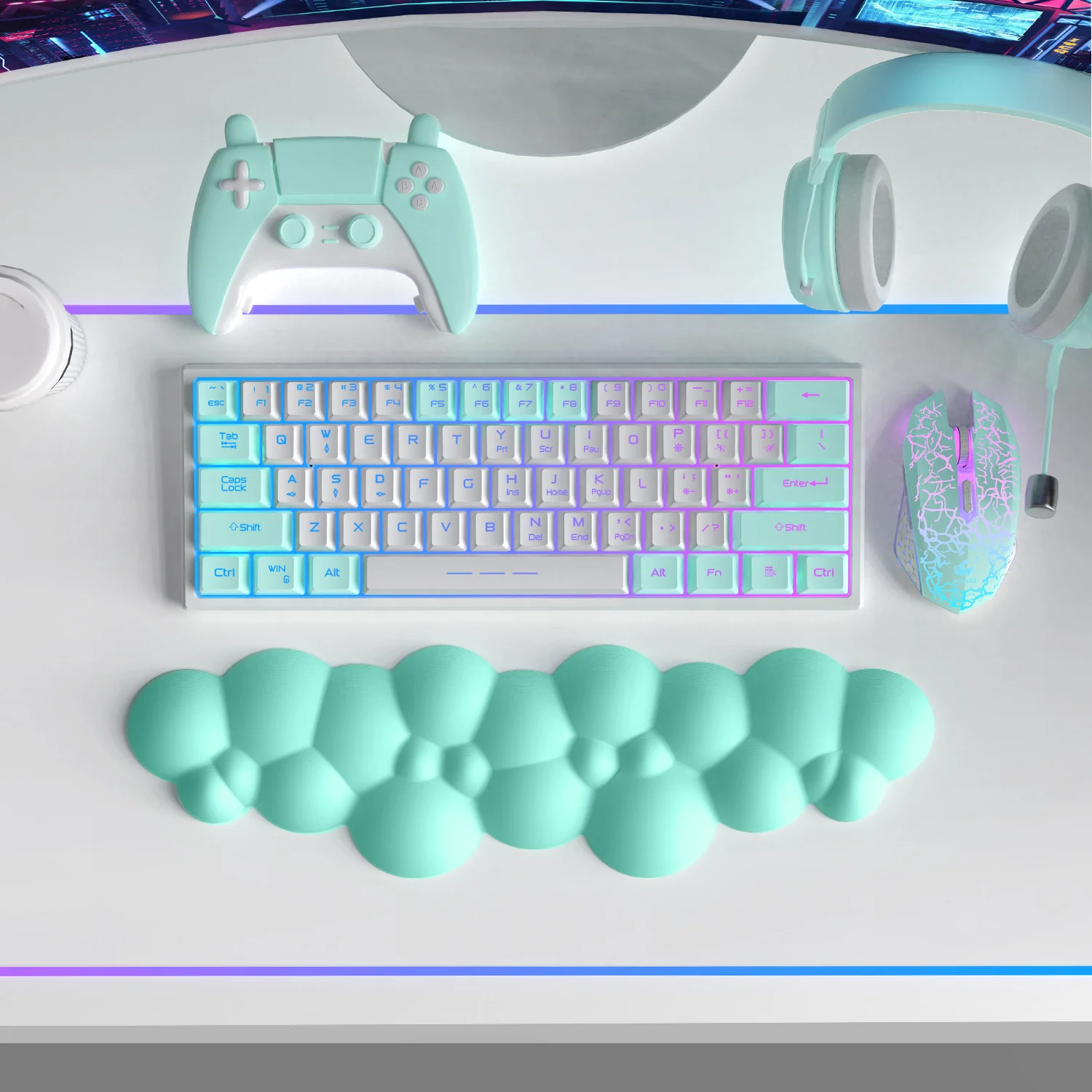 ATTACK SHARK Cloud Keyboard Wrist Rest - Image 79