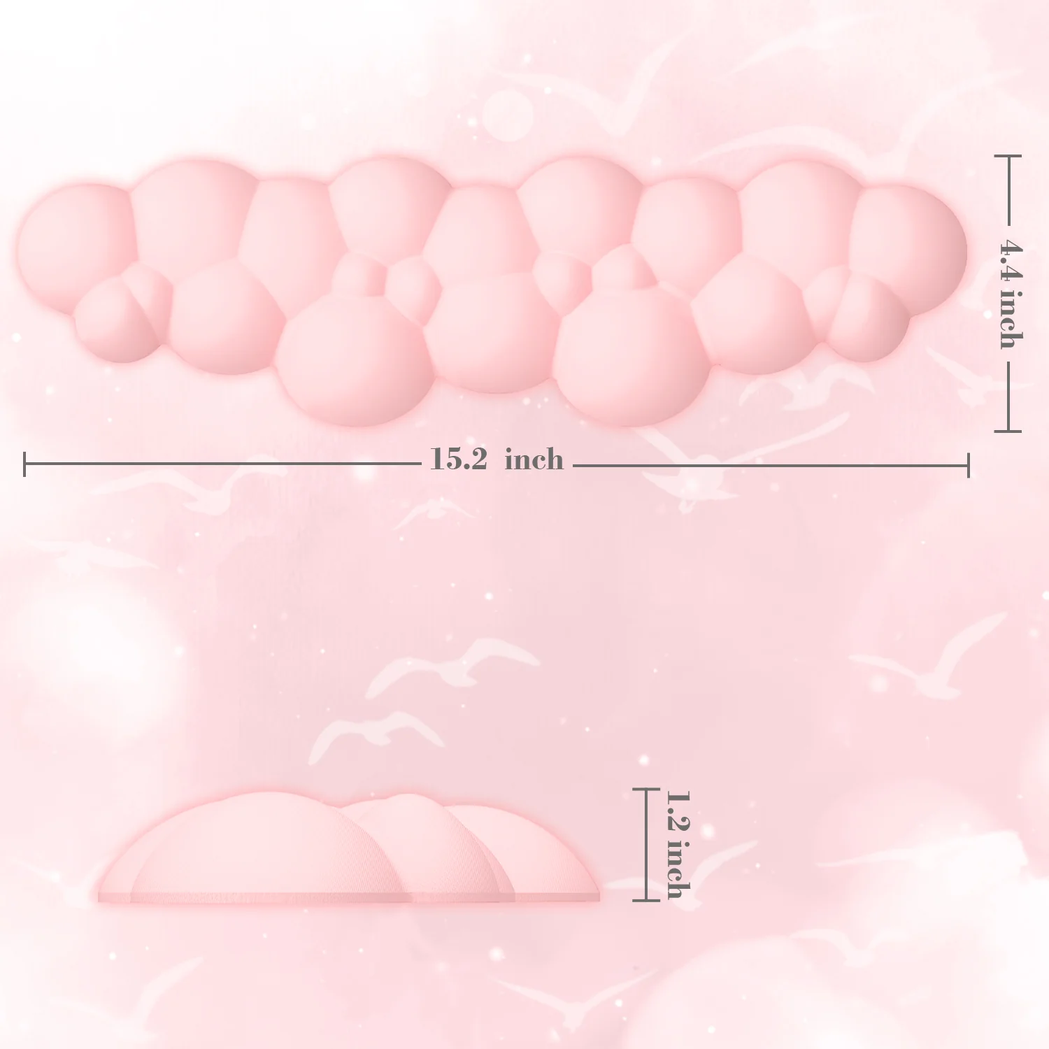 ATTACK SHARK Cloud Keyboard Wrist Rest - Image 94