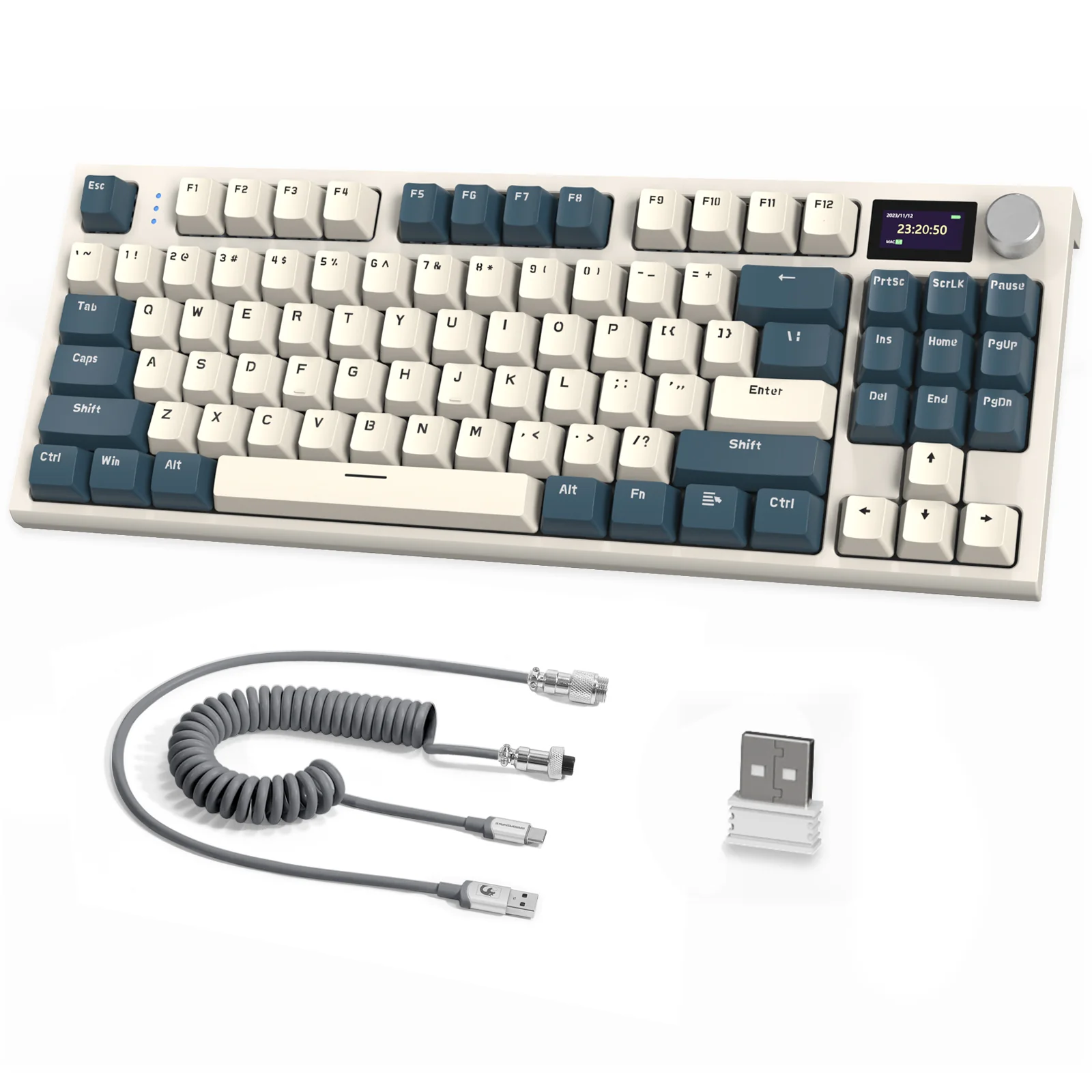 ATTACK SHARK K86 Wireless Mechanical Keyboard with Coiled Cable - Image 19