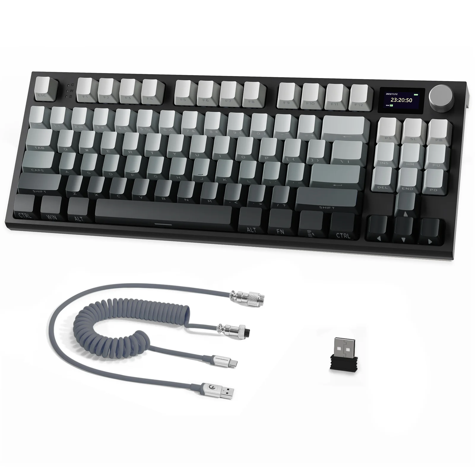 ATTACK SHARK K86 Wireless Mechanical Keyboard with Coiled Cable - Image 52