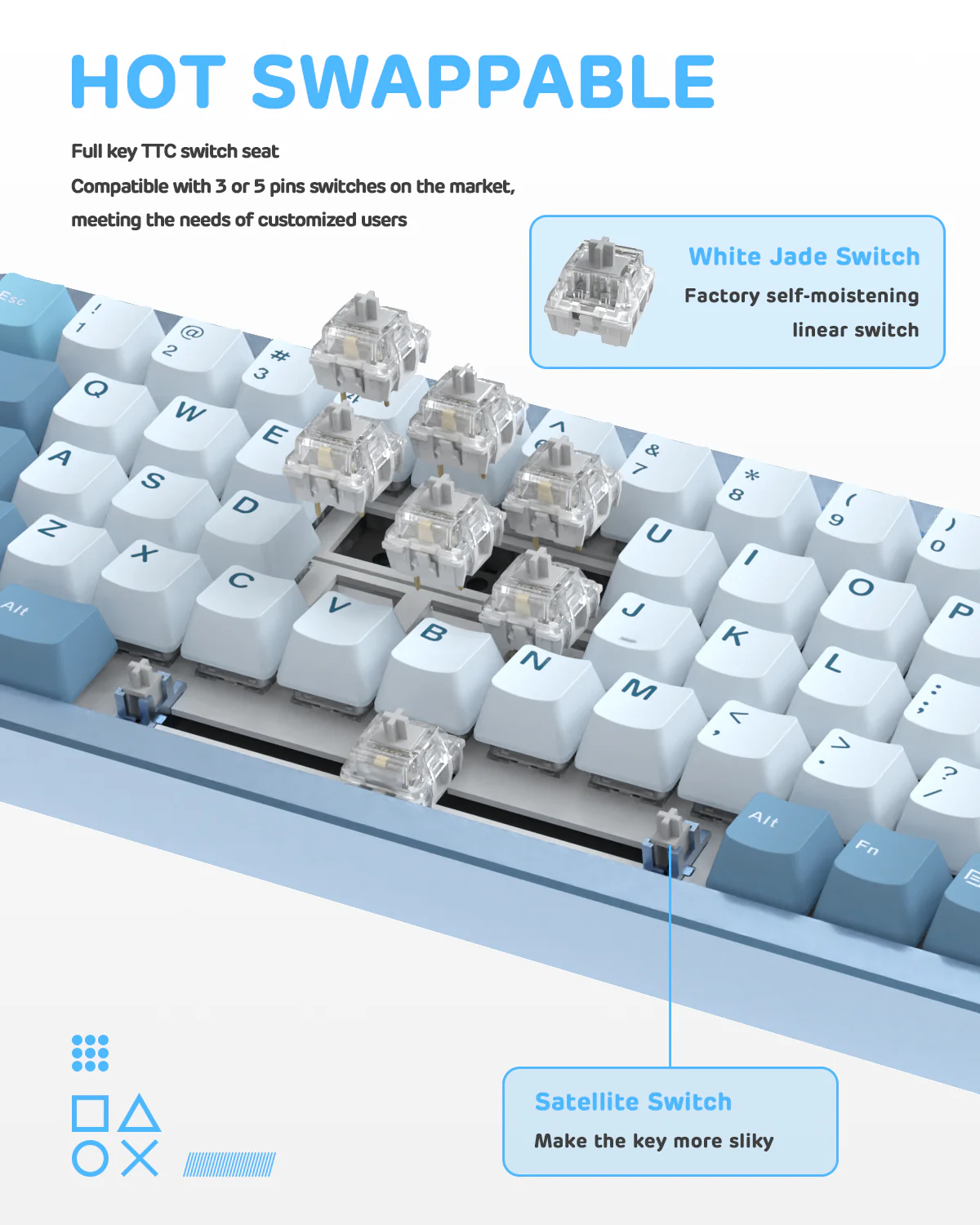 ATTACK SHARK x XINMENG M71 Knob CNC Aluminum Wireless Mechanical Keyboard - Image 13