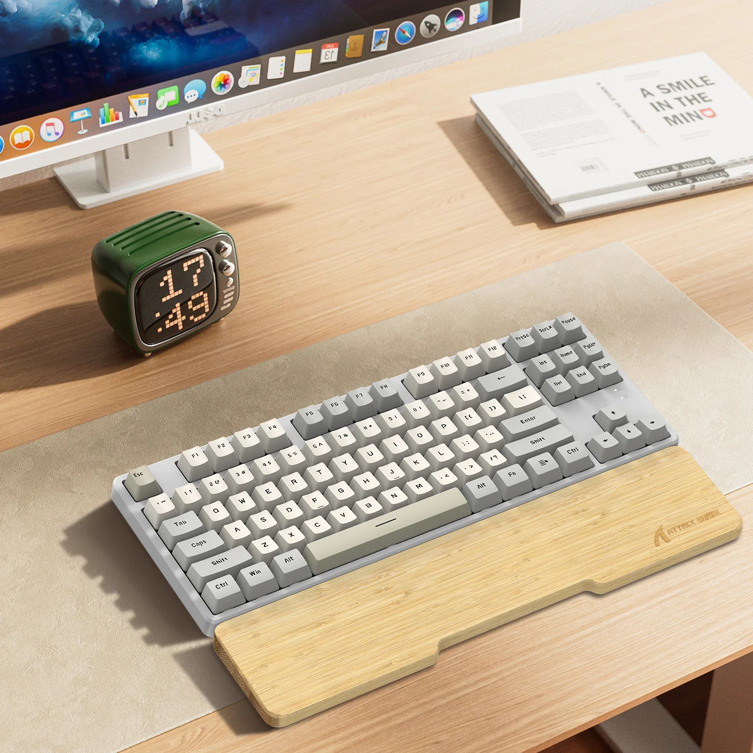 ATTACK SHARK WZ01 Bamboo Wrist Rest - Image 21