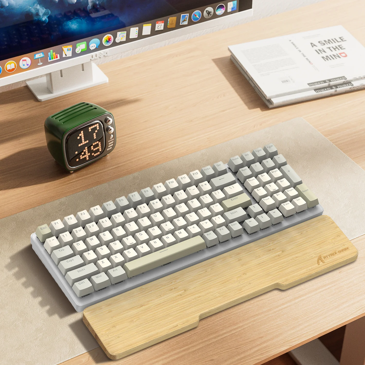 ATTACK SHARK WZ01 Bamboo Wrist Rest - Image 28